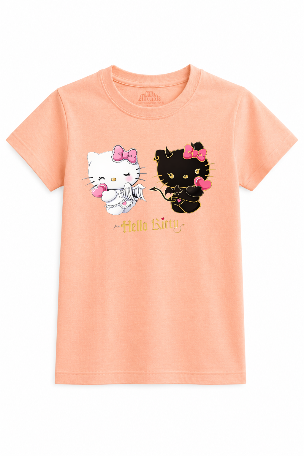 Angel & Devil Kitty Tee