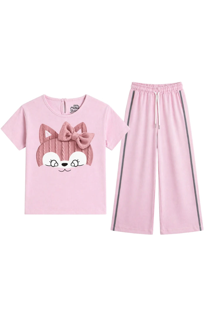Cozy Kitty Tee Co-ord Set
