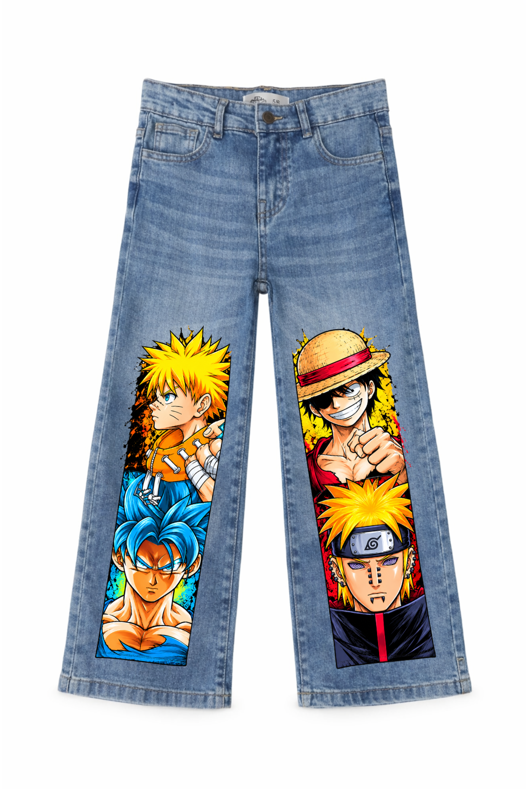 Anime Titans Graphic Jeans