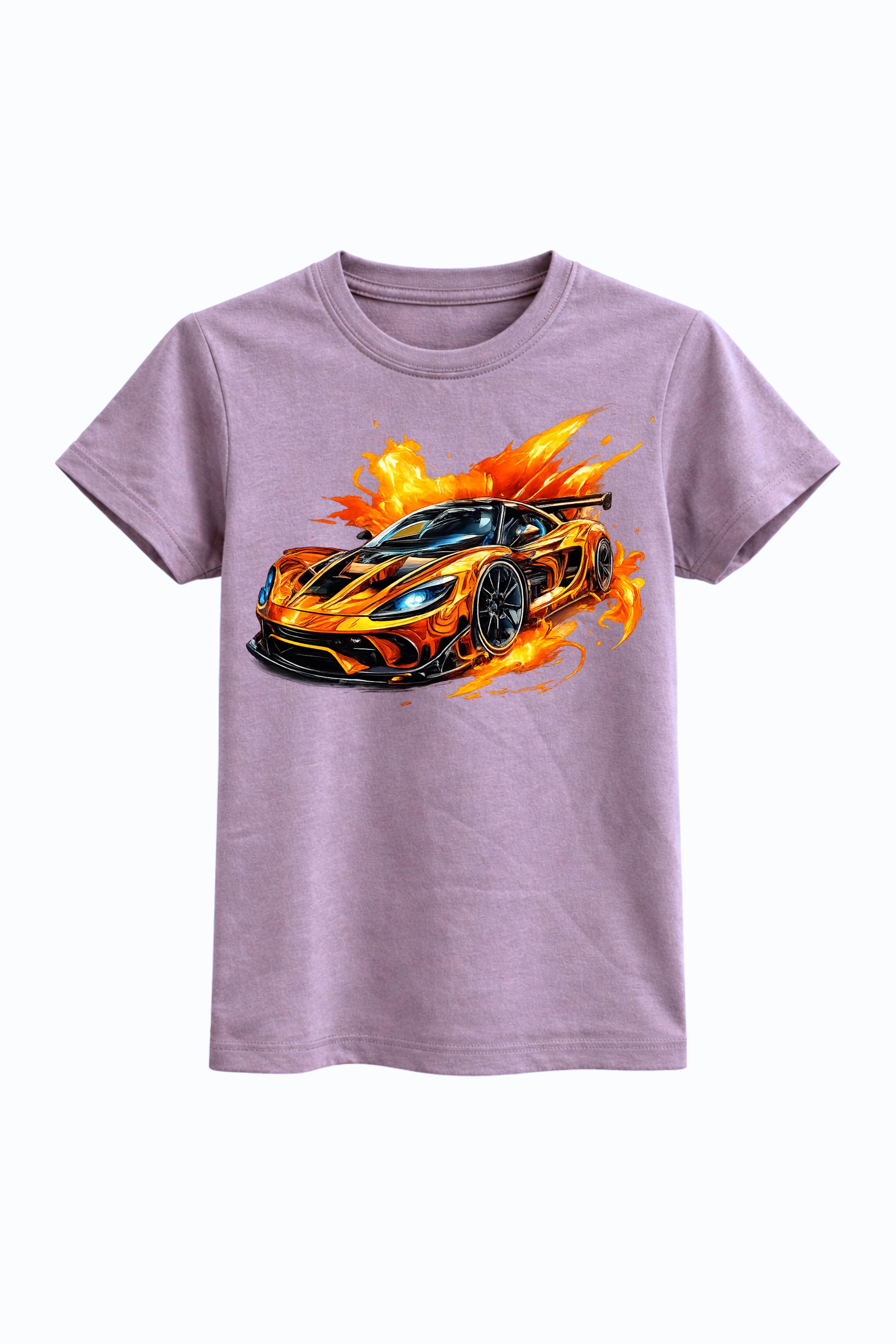 Flaming SuperCar Graphic Tee