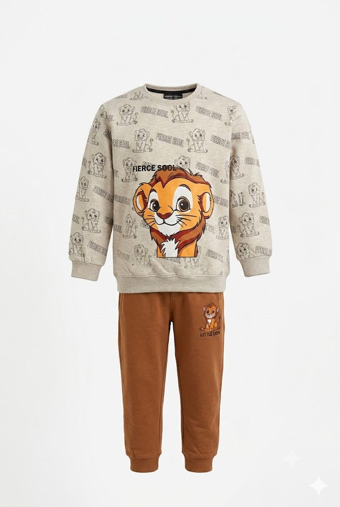 Premium Quality Tiger Printed Fleece Suit