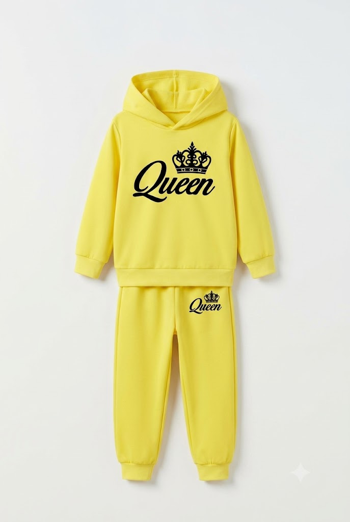 Premium Quality "Queen" Printed Fleece Suit