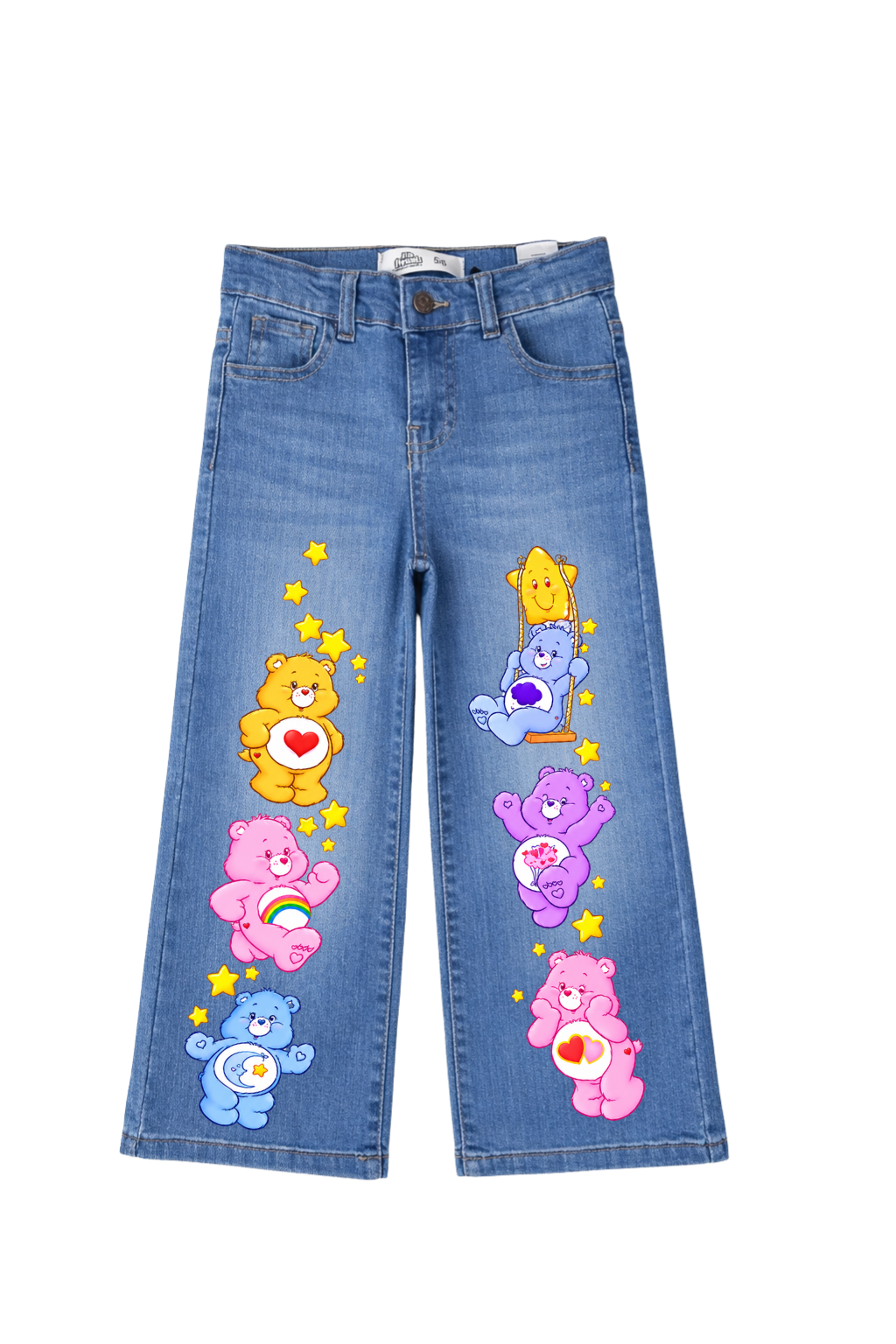 Care Bears Starry Wishes Graphic Wide Leg Jeans