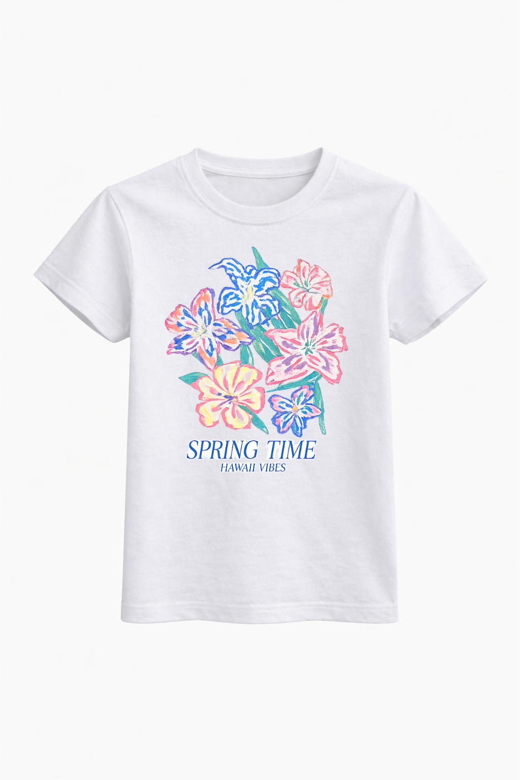 Spring Time Floral Graphic T-Shirt