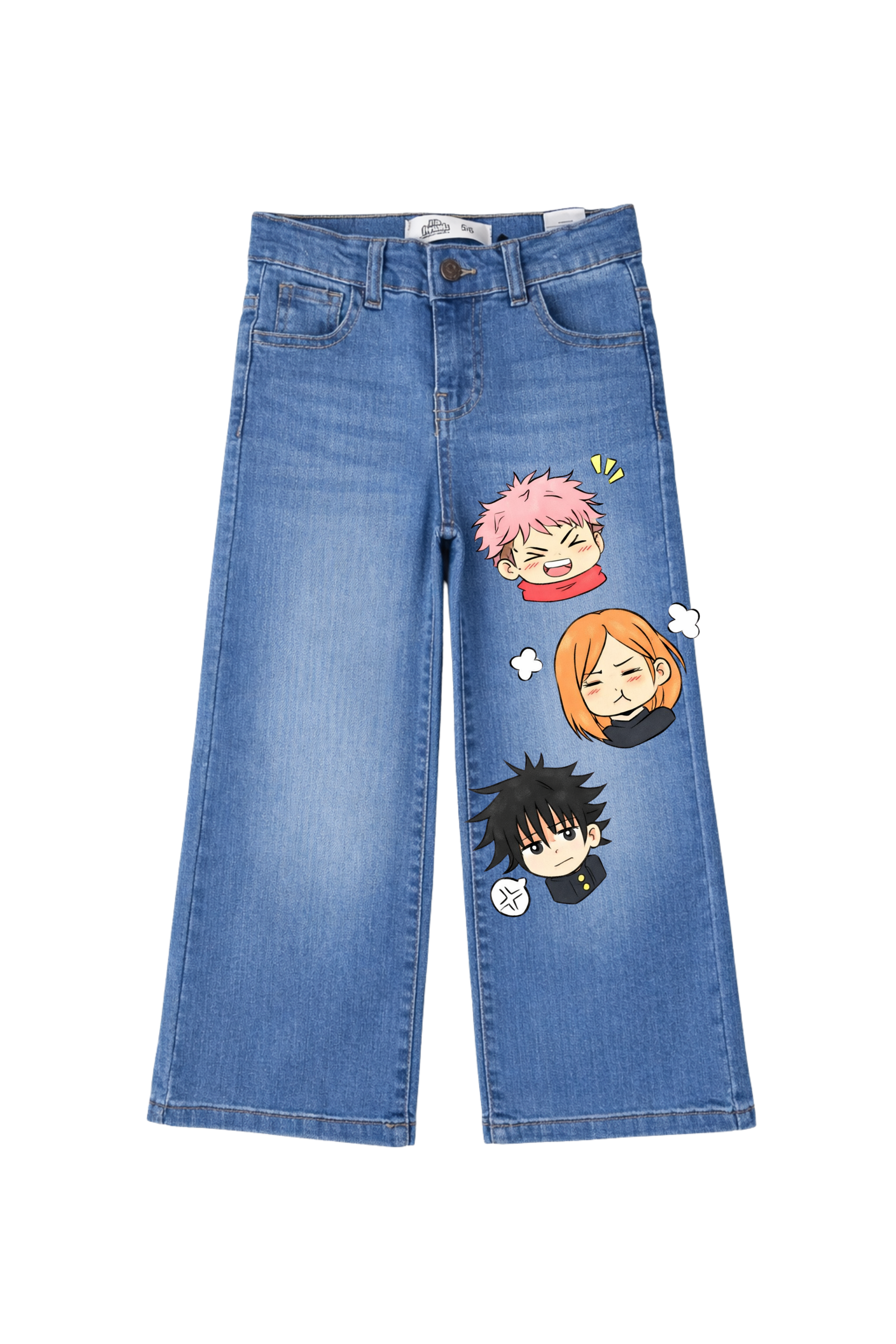 Chibi Squad Graphic Denim Jeans