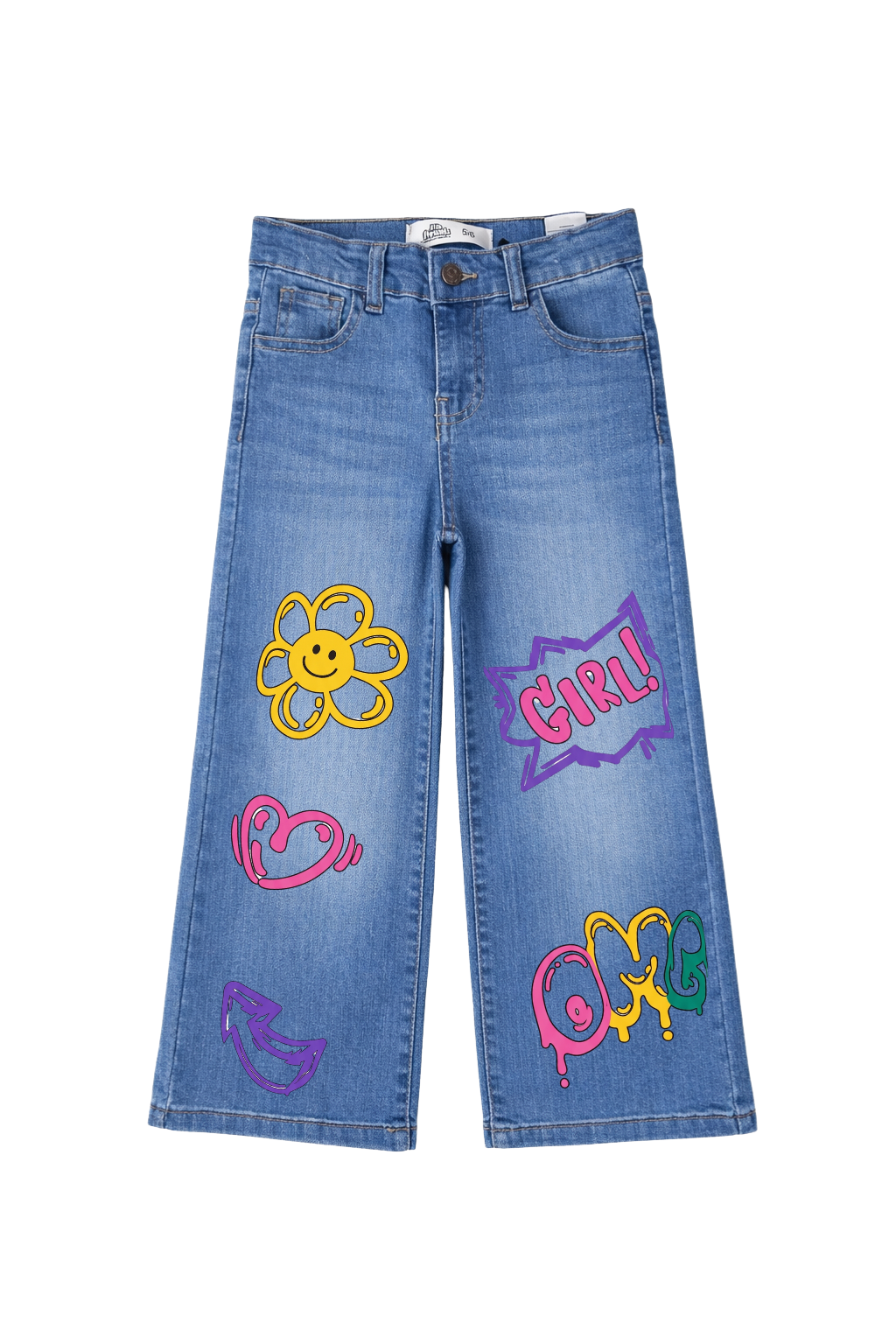 OMG Girl Wide Leg Jeans