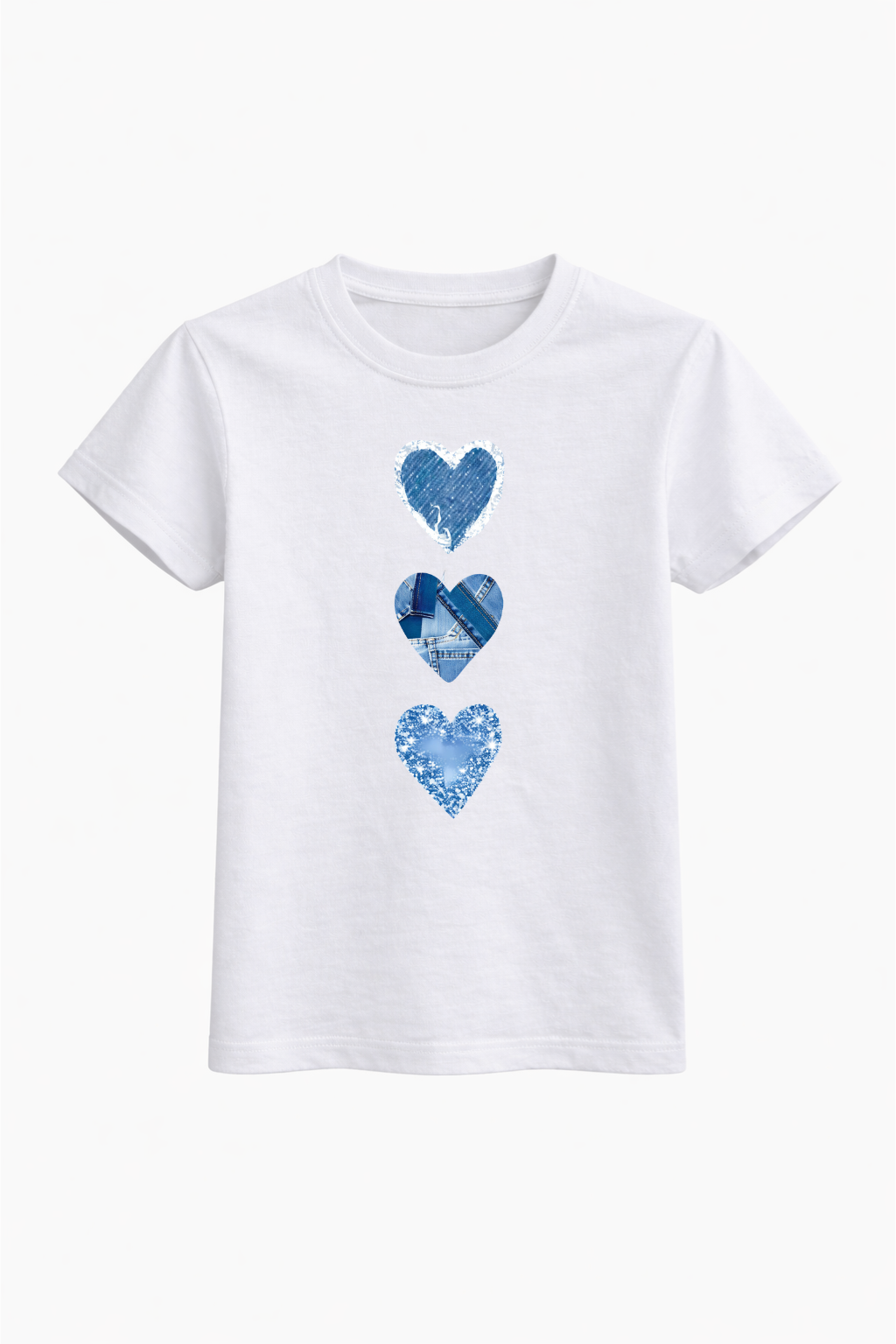Denim Hearts Tee