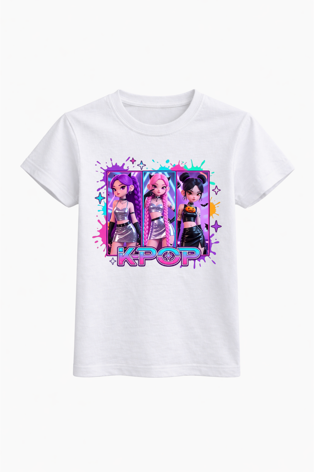 K-Pop Neon Queens Tee