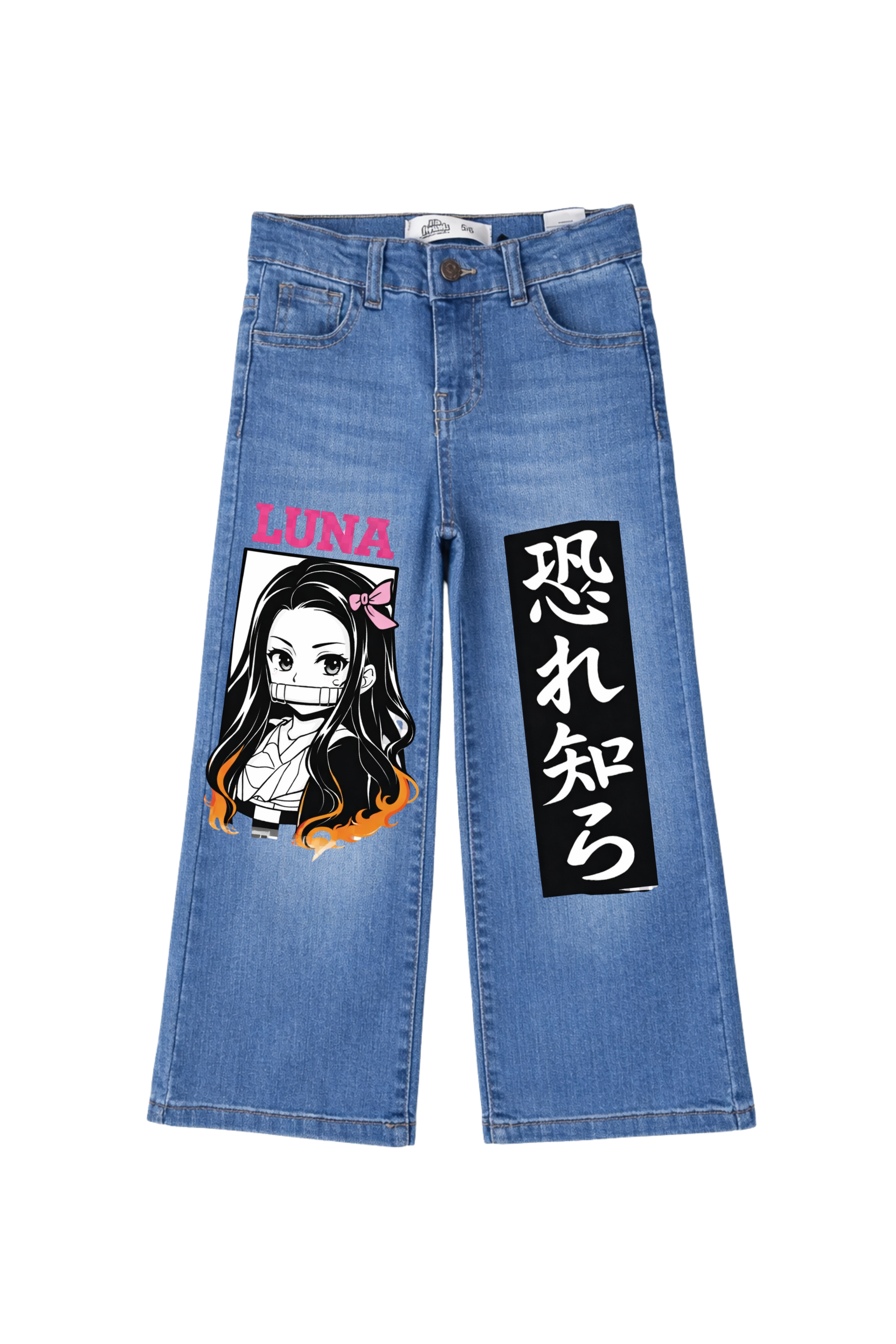 Luna Signature Graphic Denim Jeans