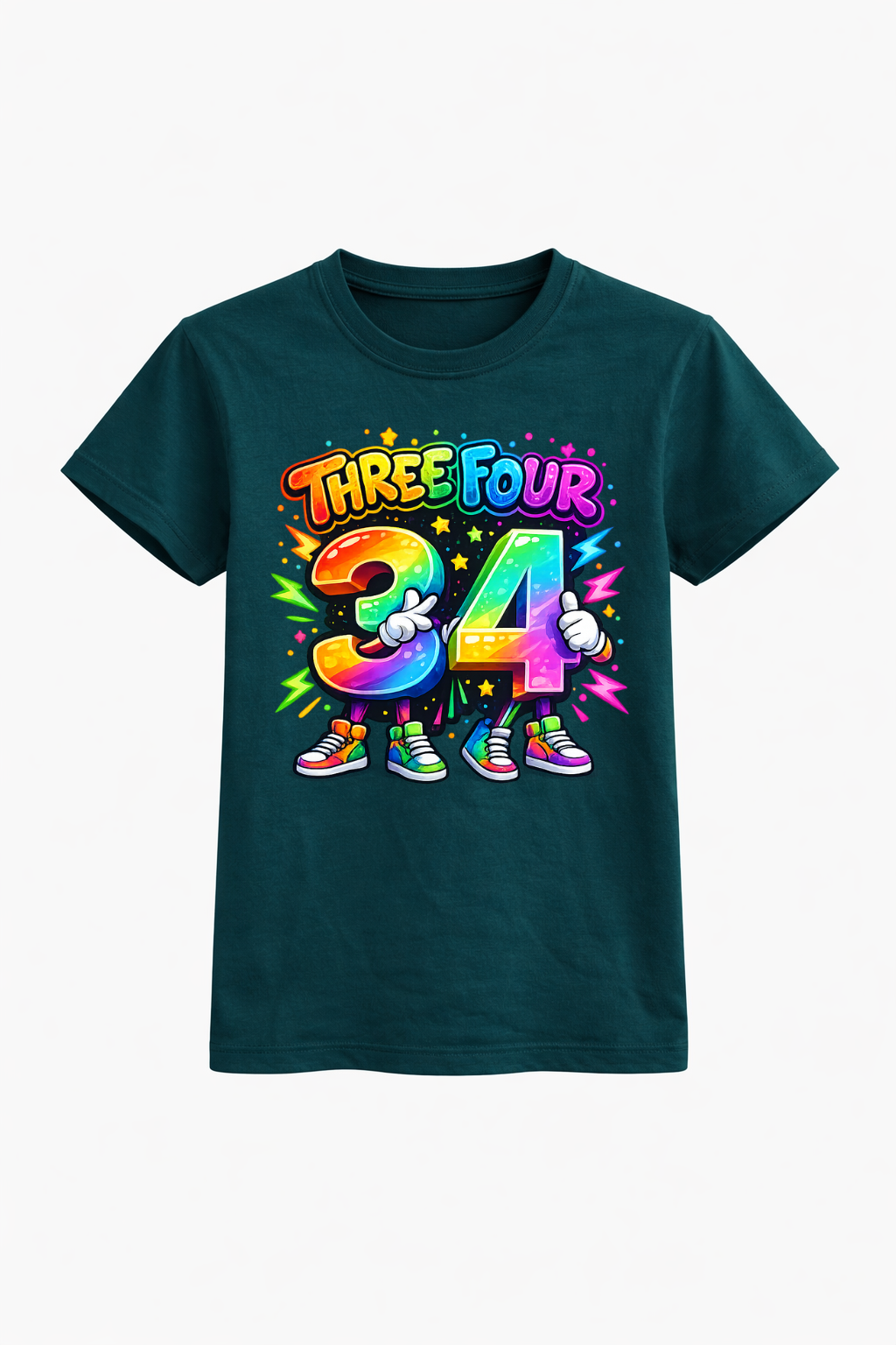 Three Four Friends Birthday Tee