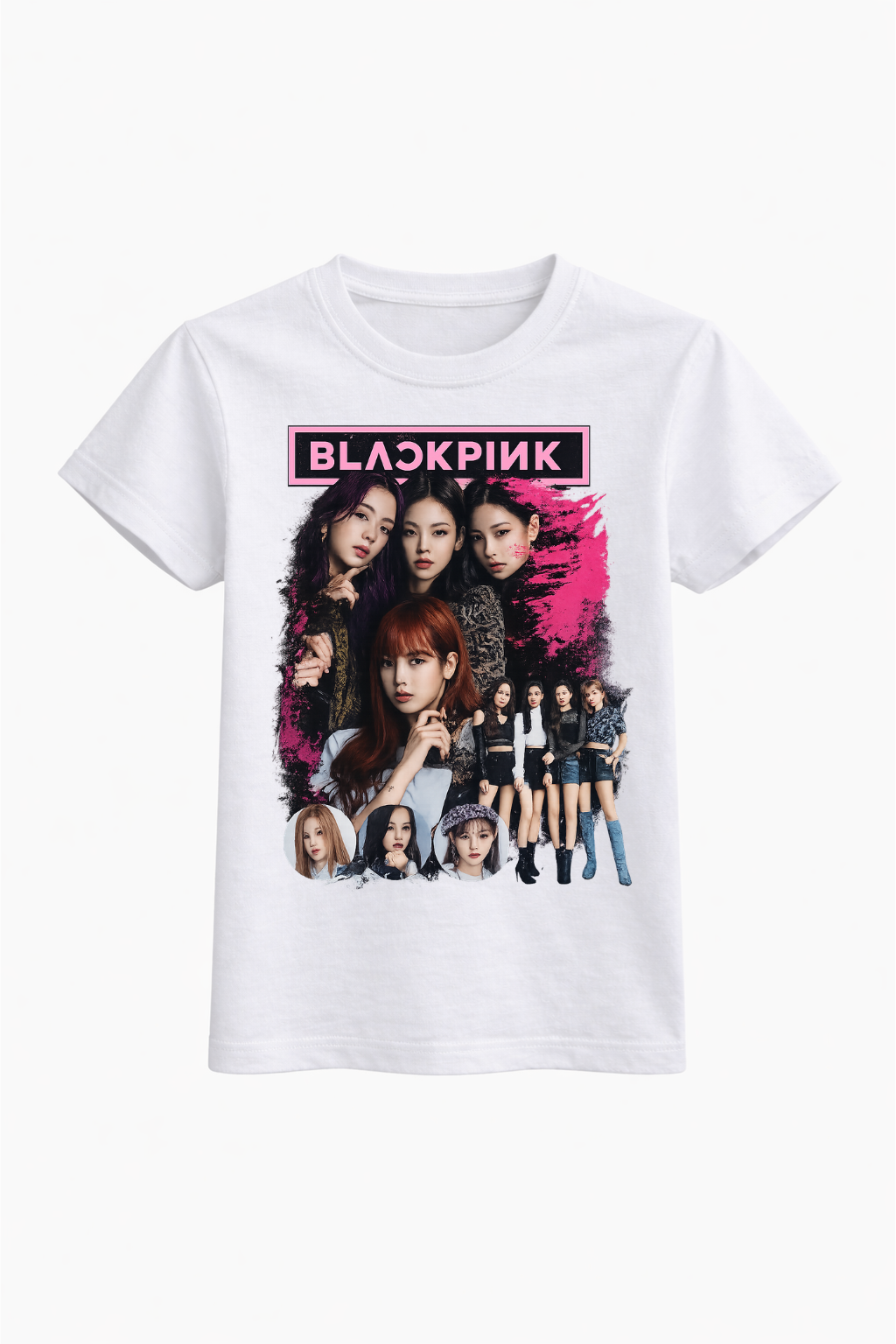 Black Pink Graphic Tee