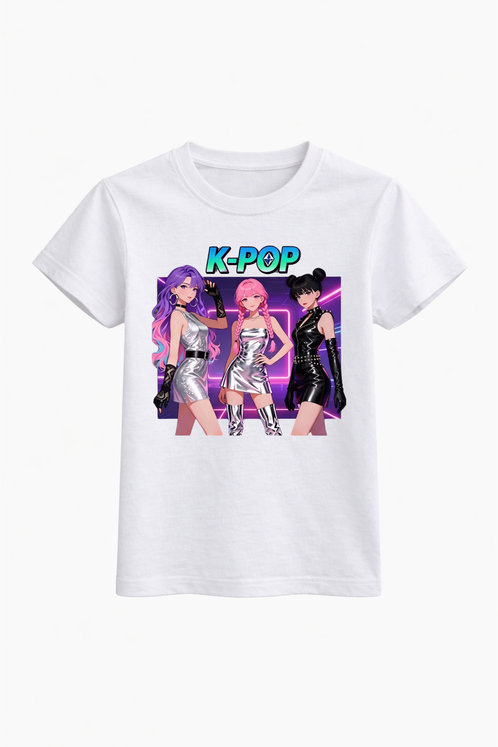 K-Pop Neon Queens Tee