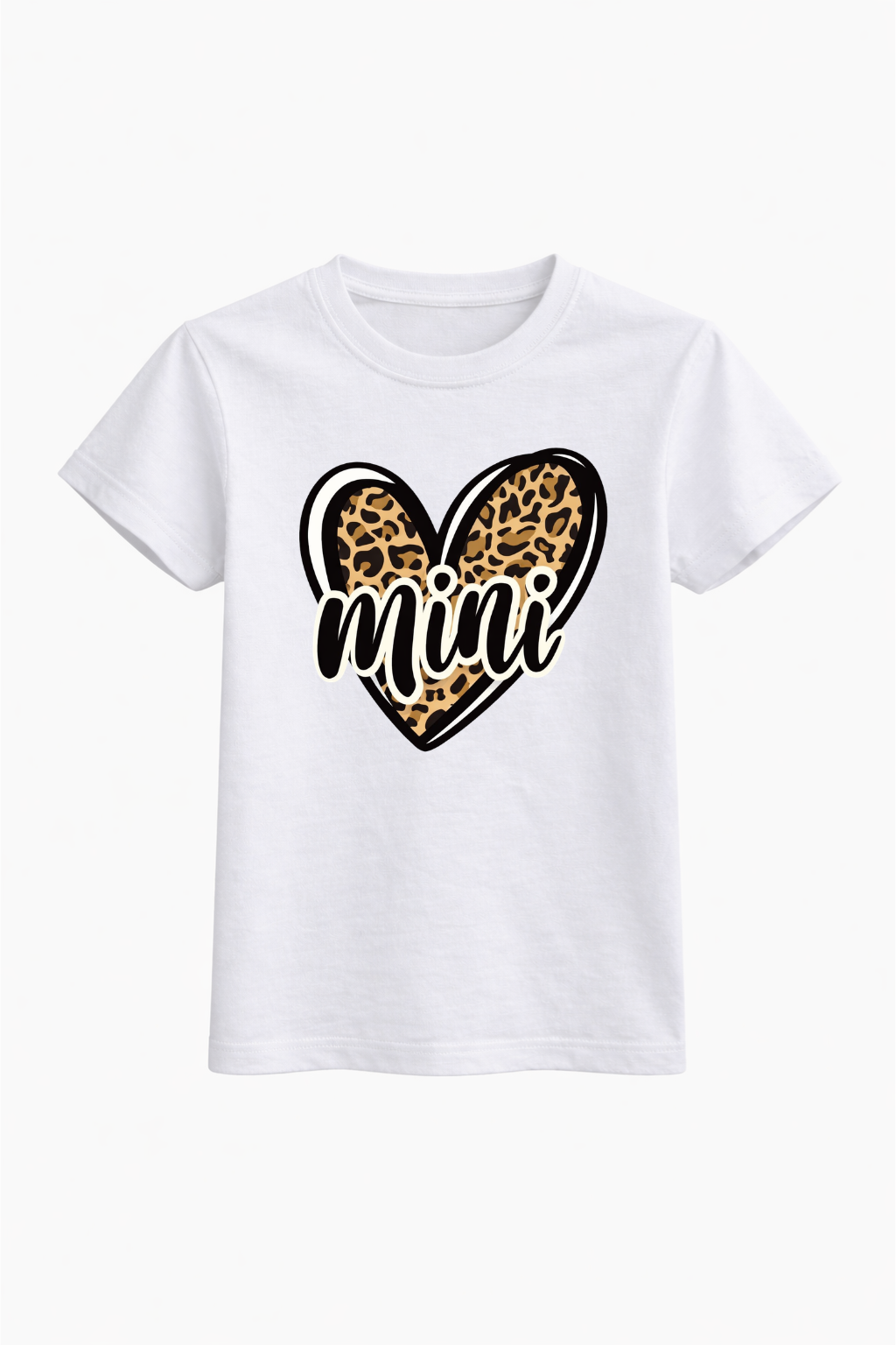 Mini Leopard Heart Tee