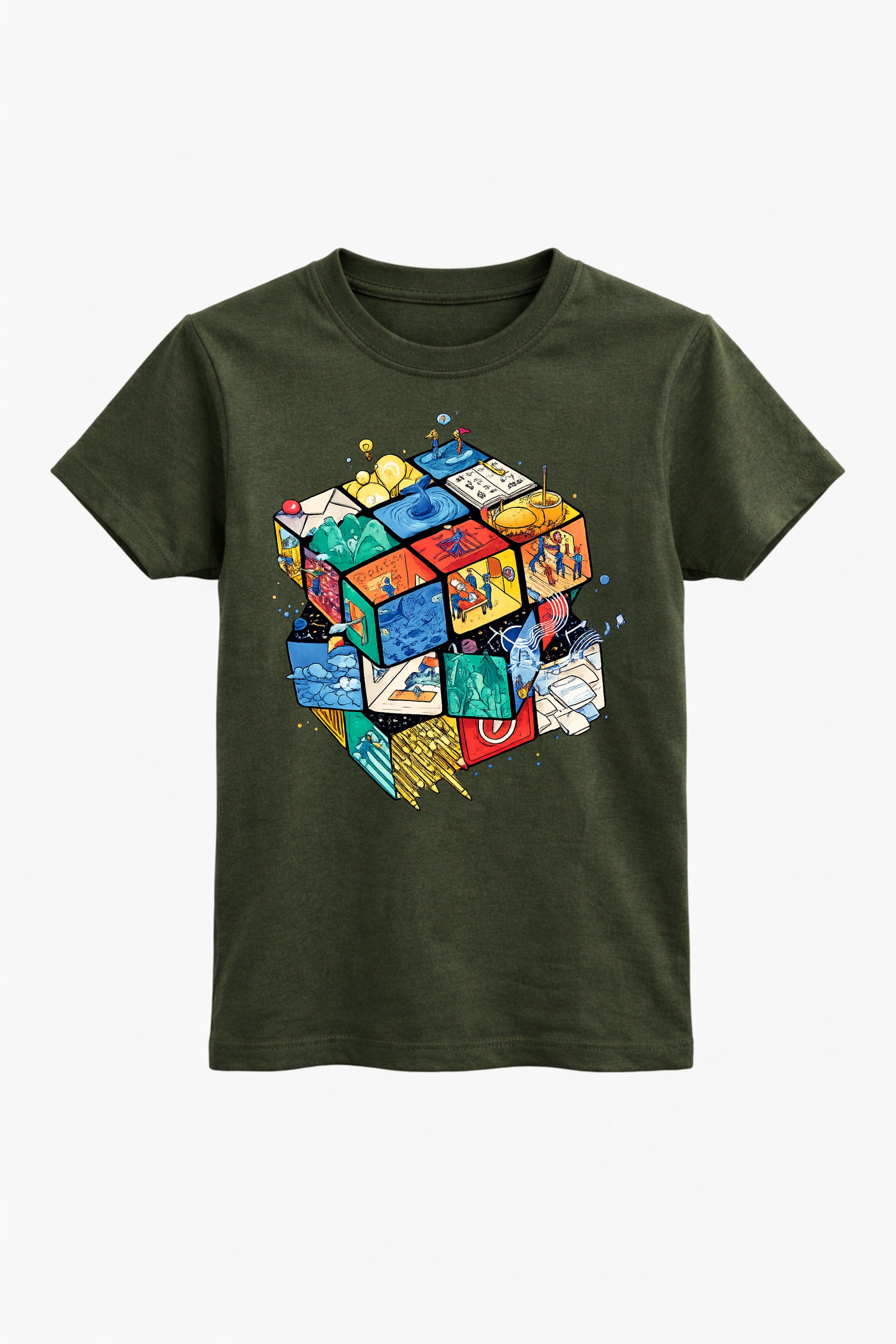 Creative Cube Graphic Tee