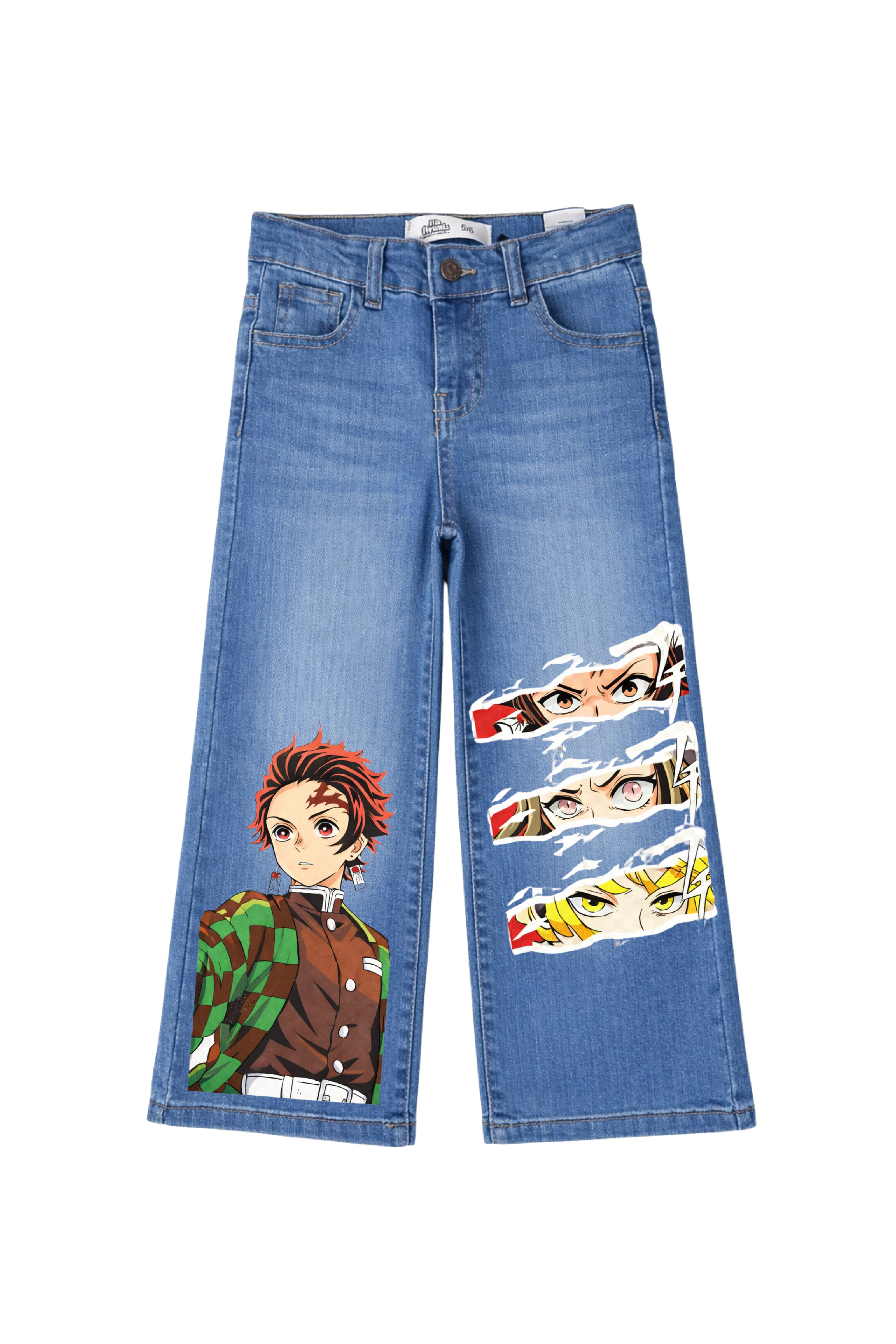 Anime Squad Graphic Denim Jeans