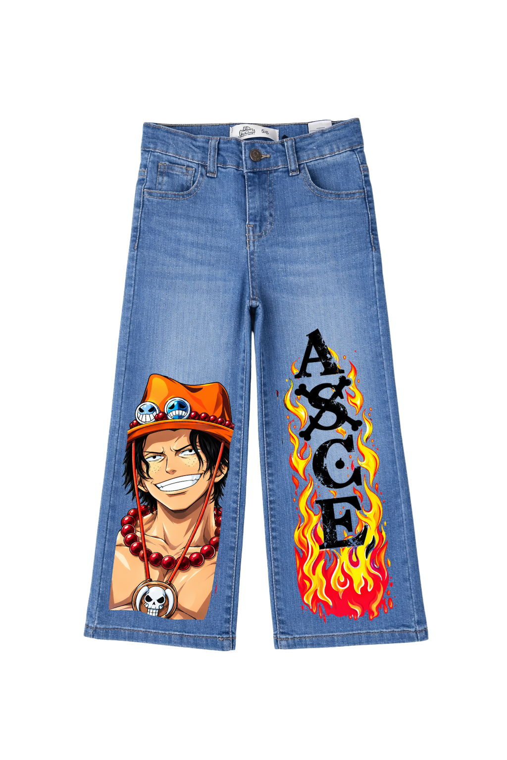 Ace Flame Graphic Jeans