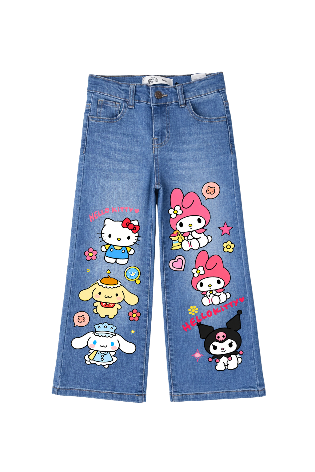 Sanrio Sweet Friends Wide Leg Jeans