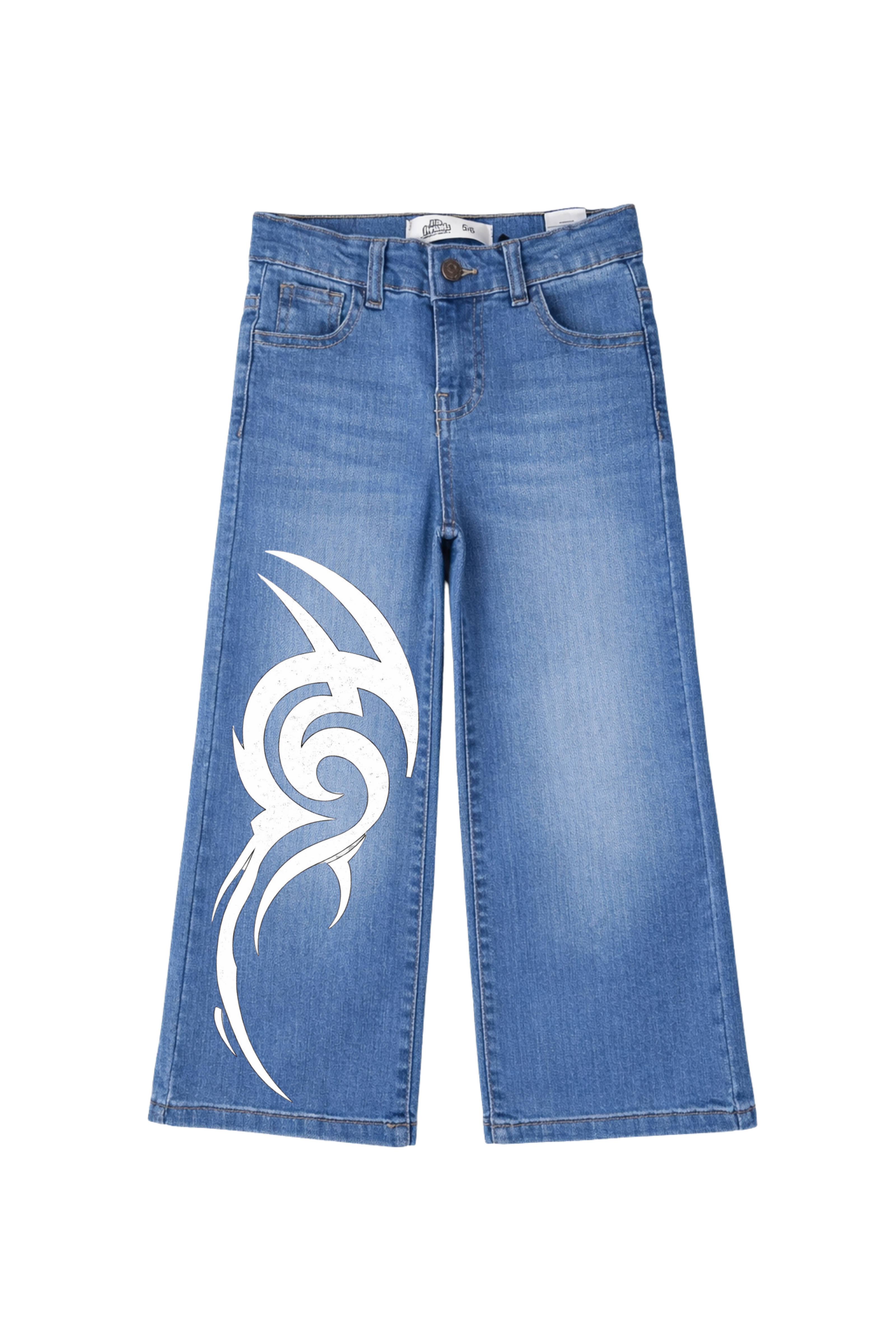 Tribal Wave Denim Jeans