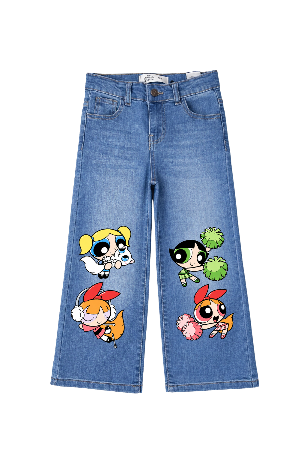 Powerpuff Cheer Squad Wide Leg Jeans