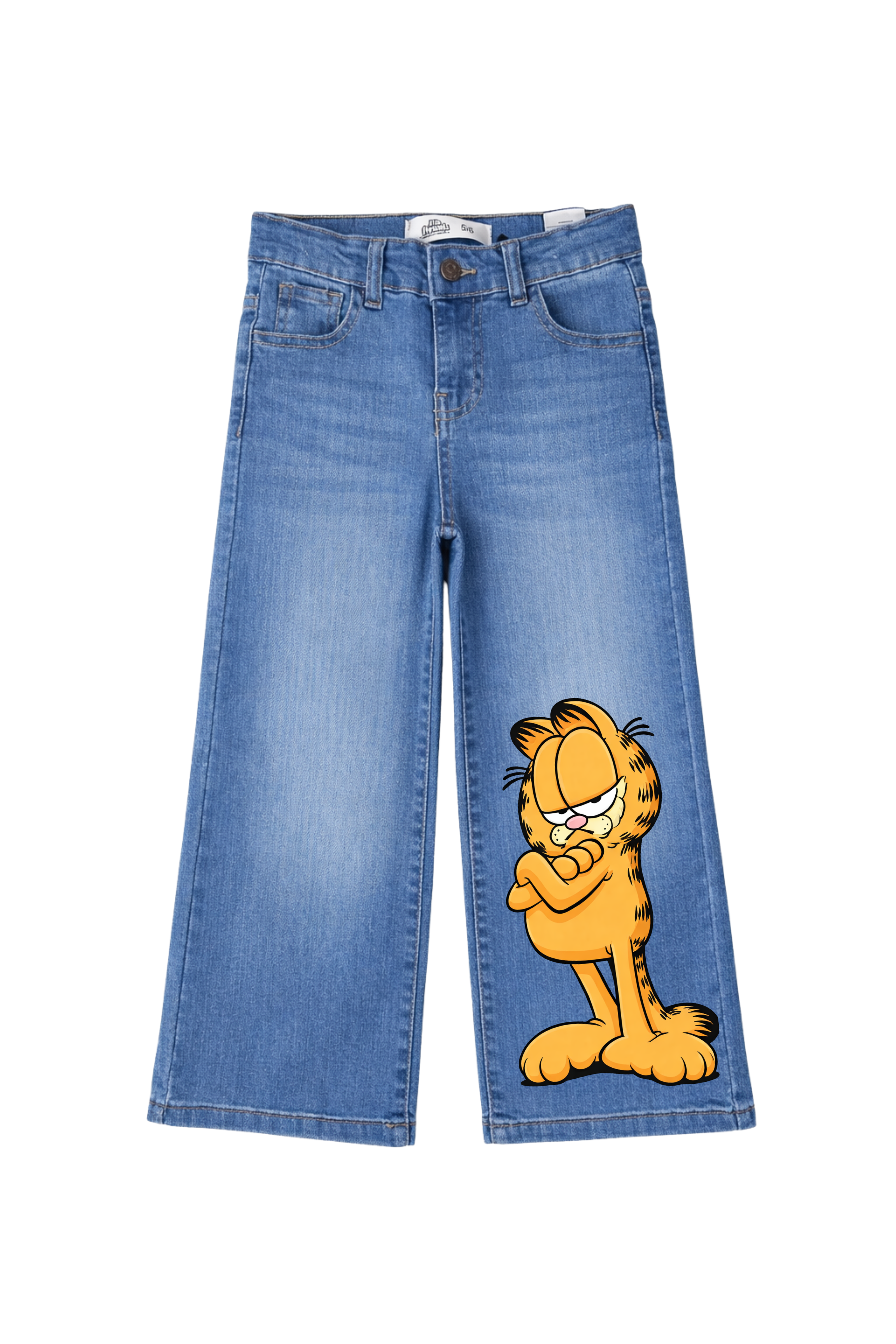 Cool Cat Graphic Denim Jeans