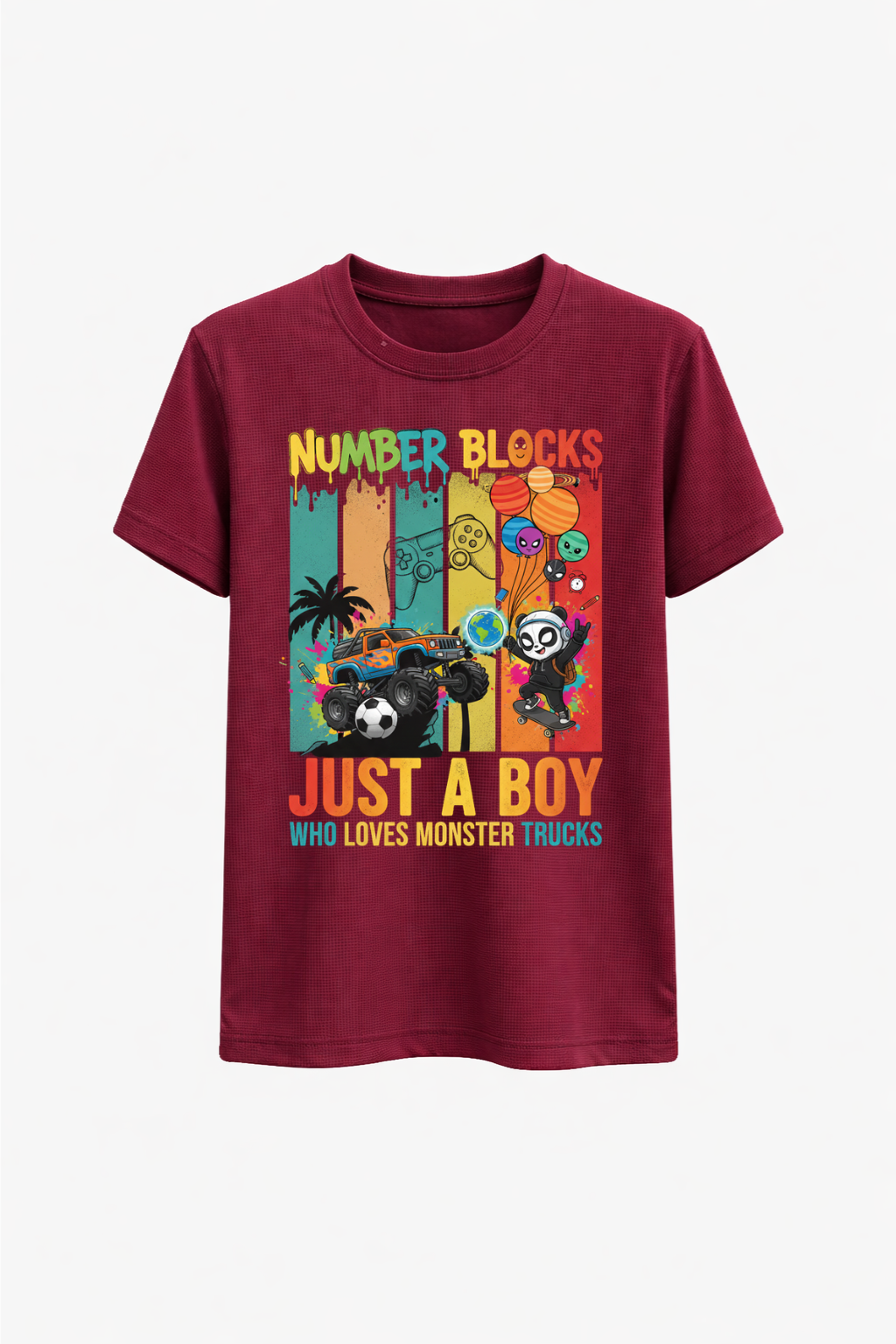 Monster Truck Boy Tee