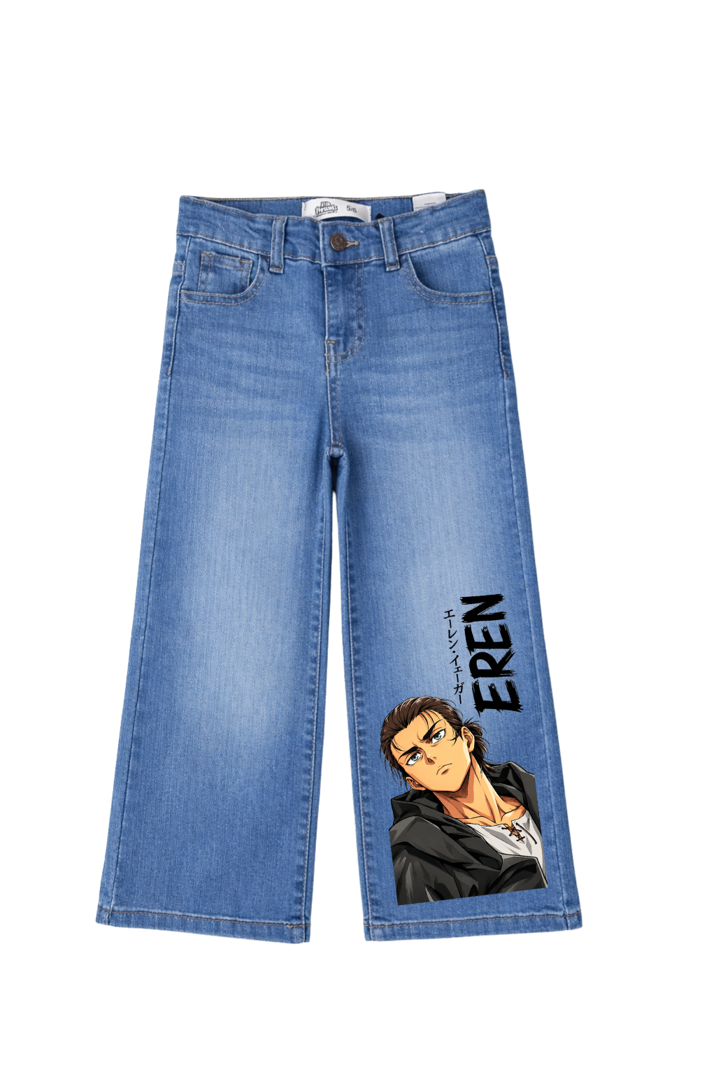 Eren Yeager Titan Fury Graphic Jeans