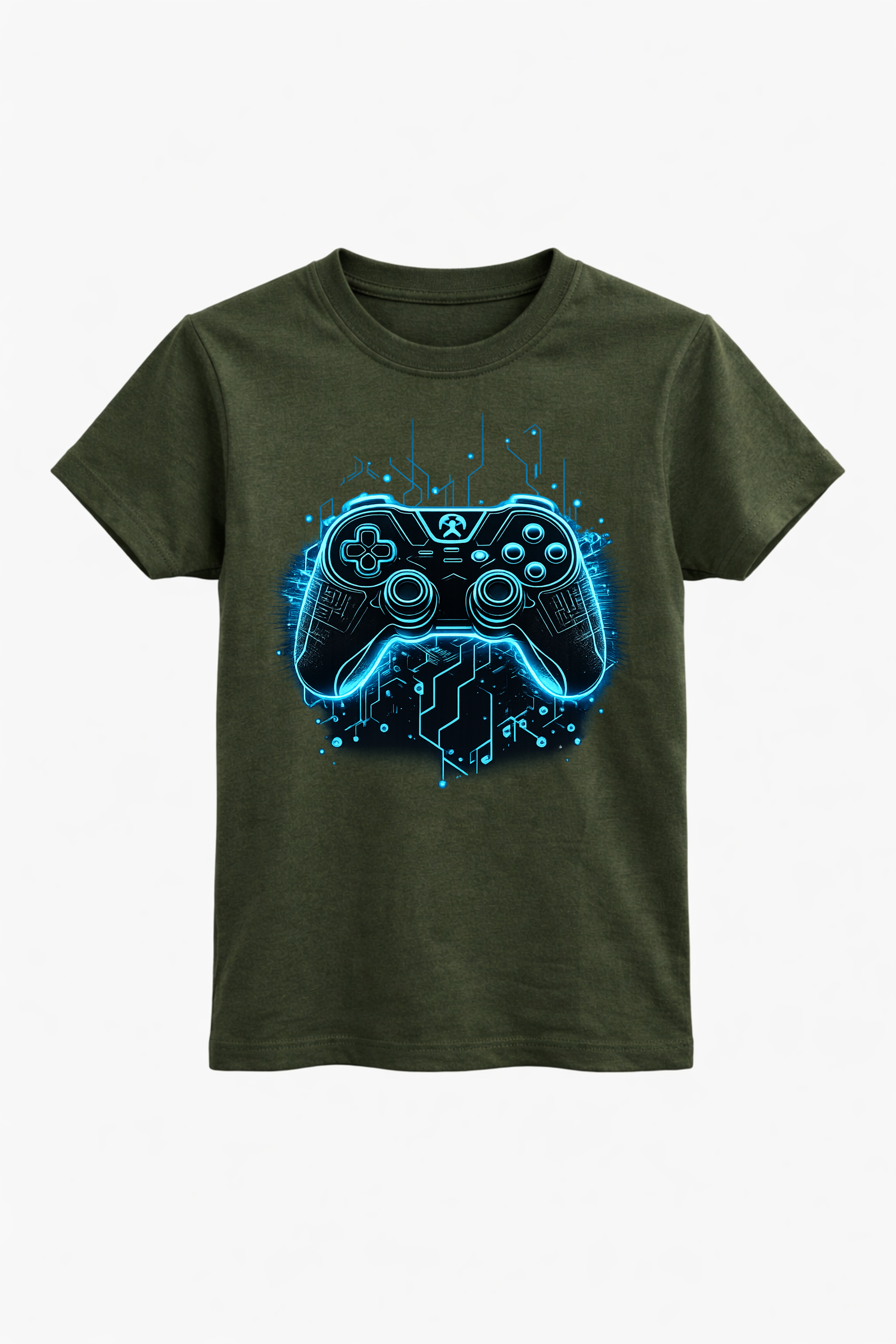 Luminous Blue 3D Graphic Tee