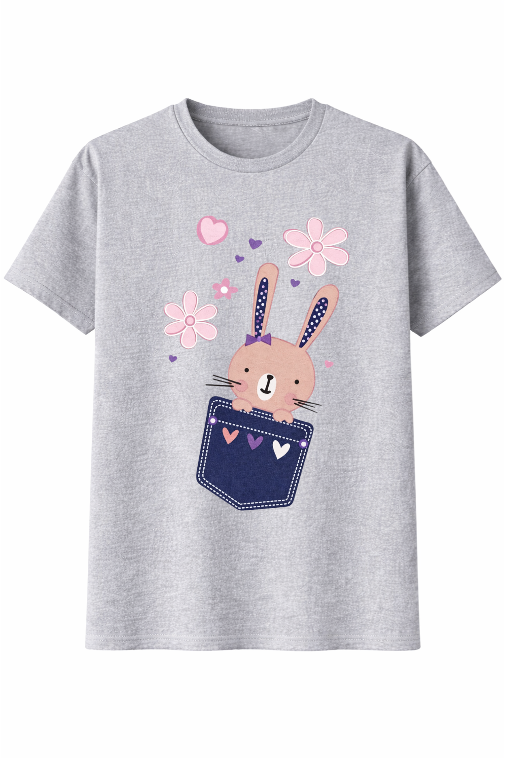 Cute Pocket Bunny Tee