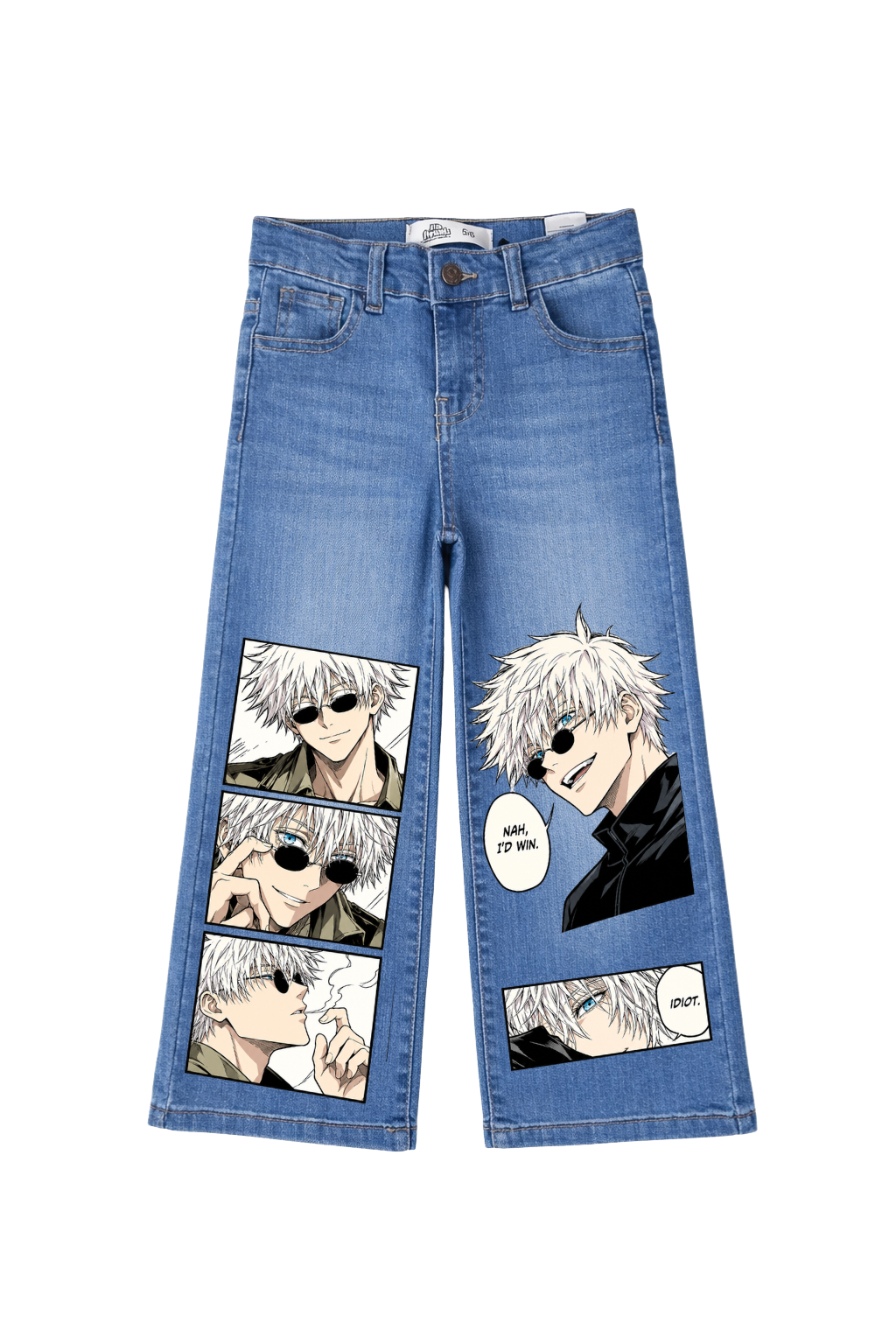 Gojo Manga Graphic Jeans