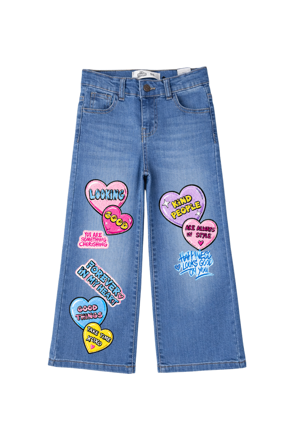 Kind Hearts Wide Leg Jeans