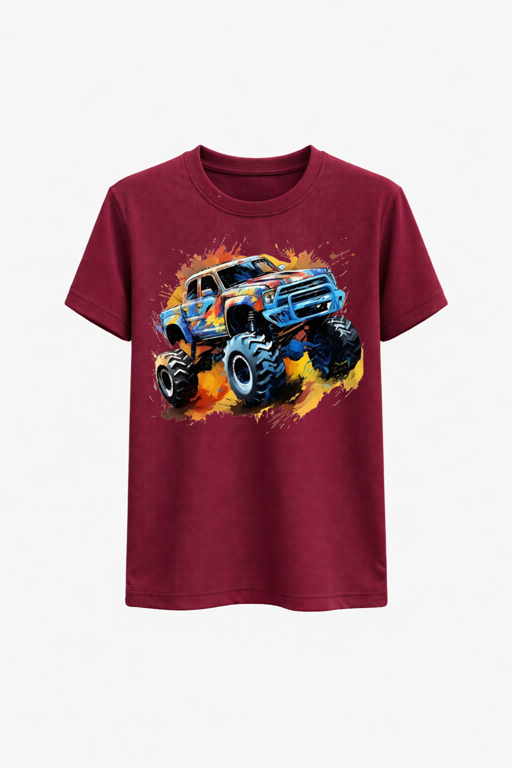 Color Blast Monster Truck Tee