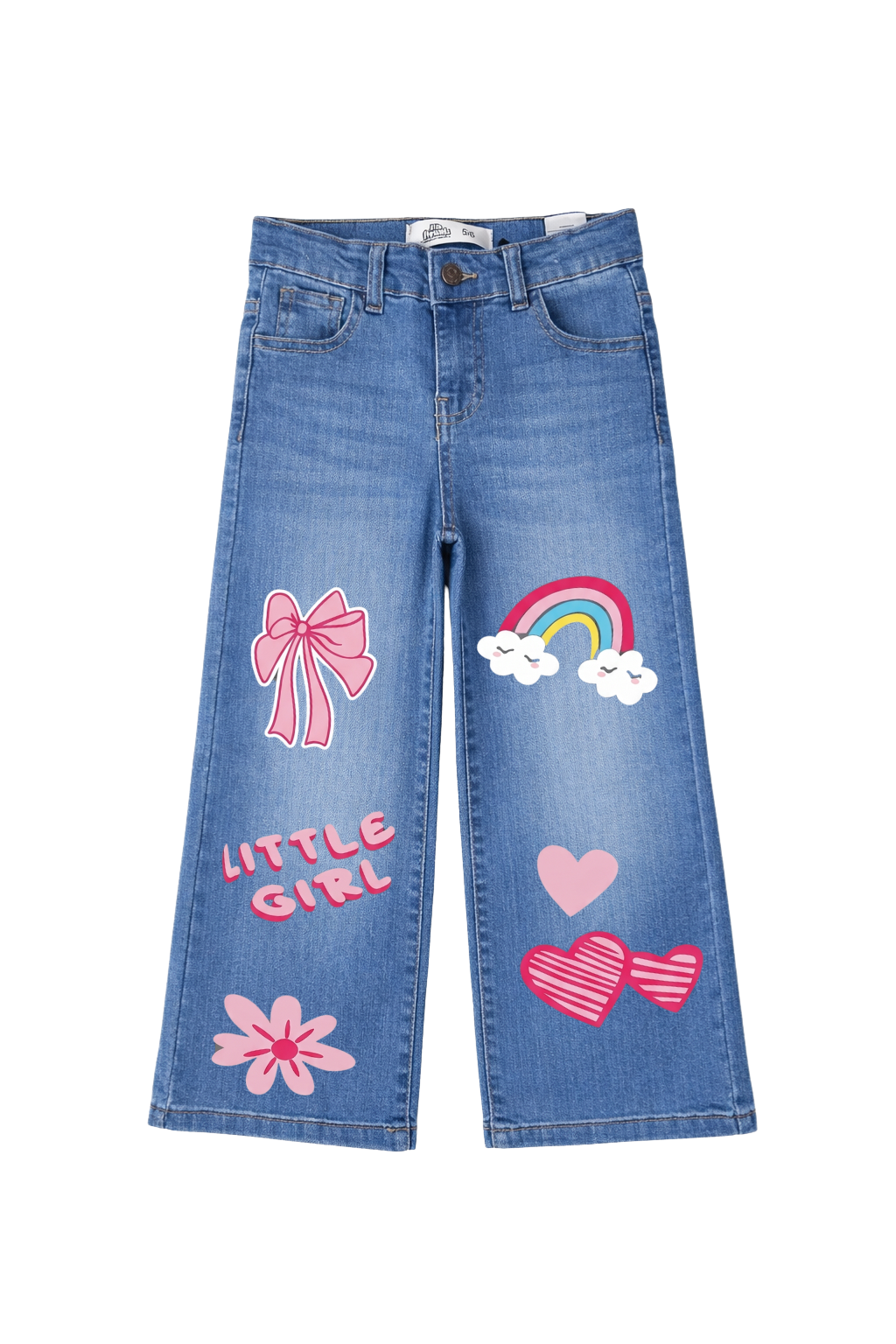 Little Girl Wide Leg Jeans
