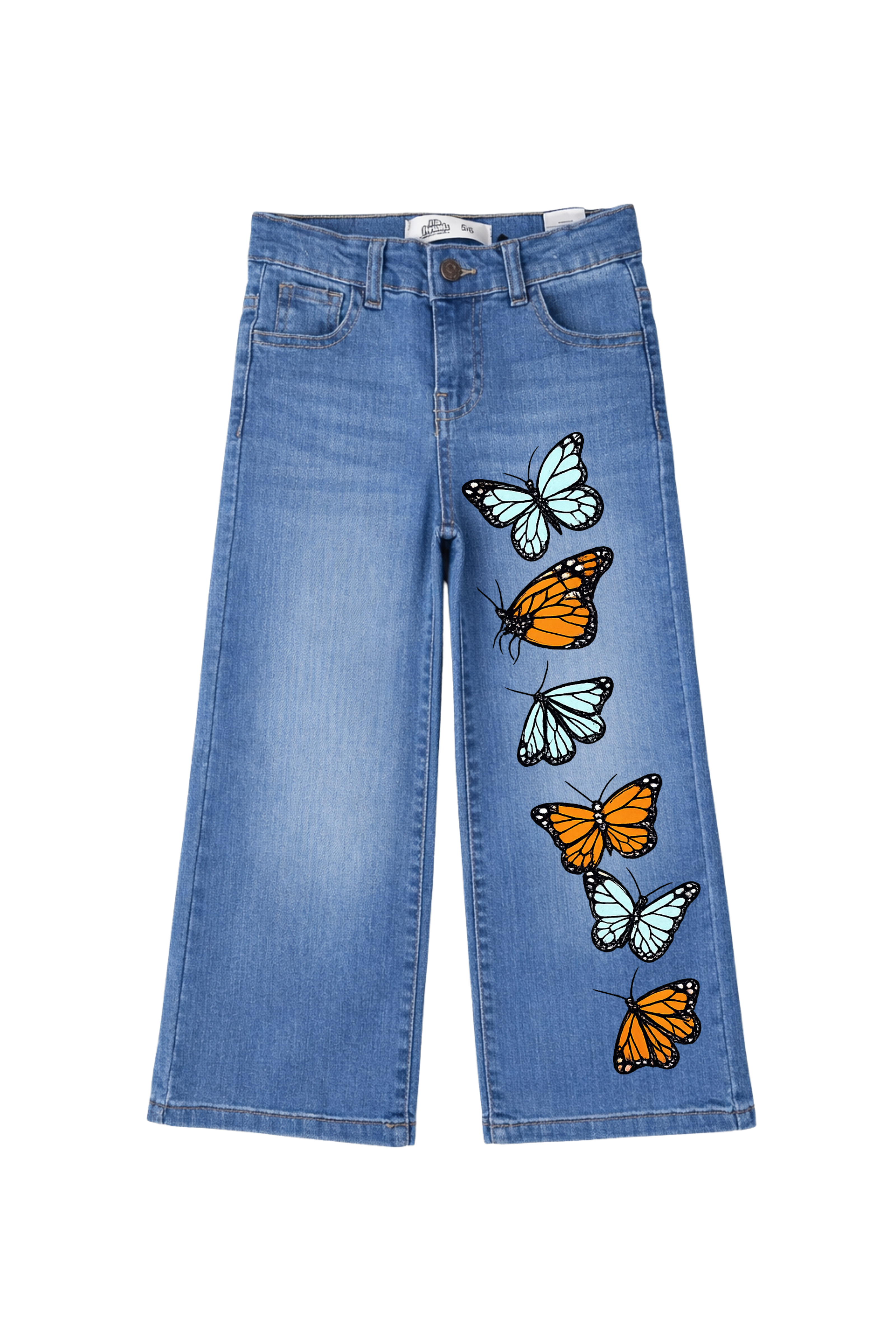 Monarch Flutter Graphic Denim Jeans