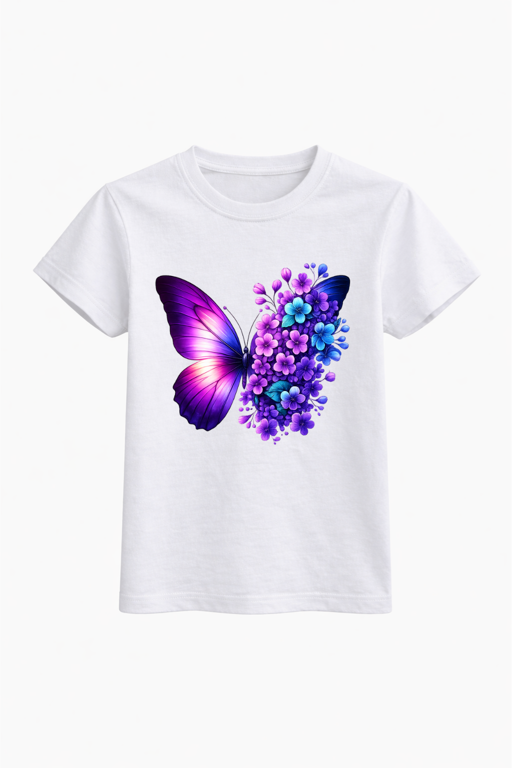 Neon Butterfly Graphic Tee