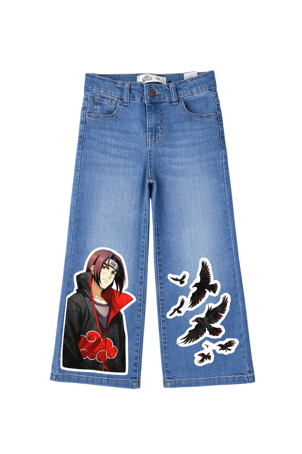 Crimson Shadow Denim Pants