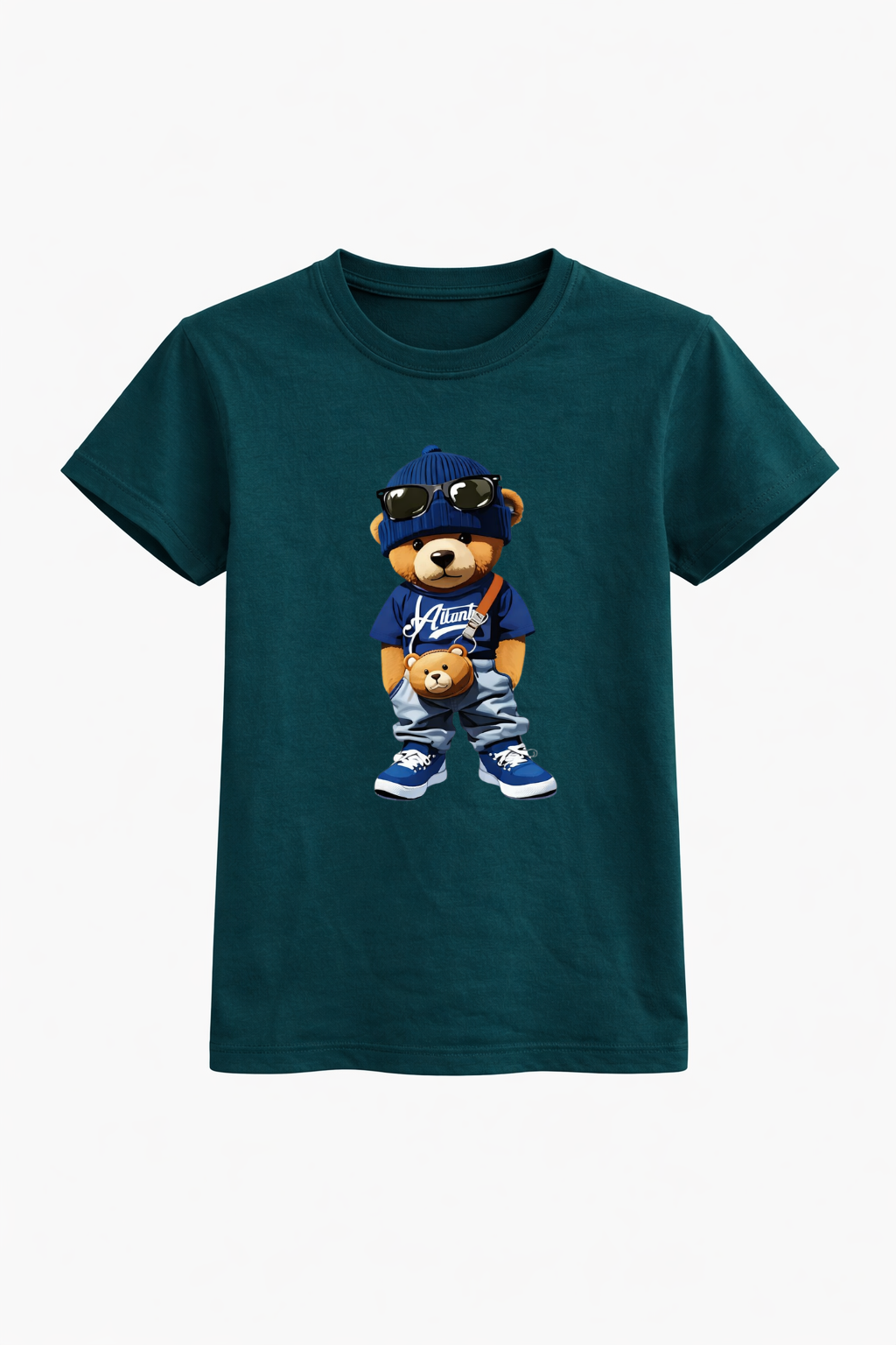 Drip Teddy Graphic Cotton Tee