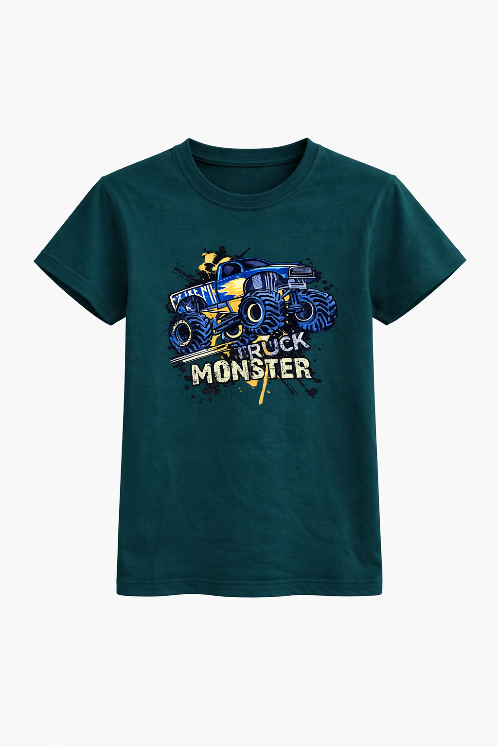 Mini Monster Truck Cotton Tee