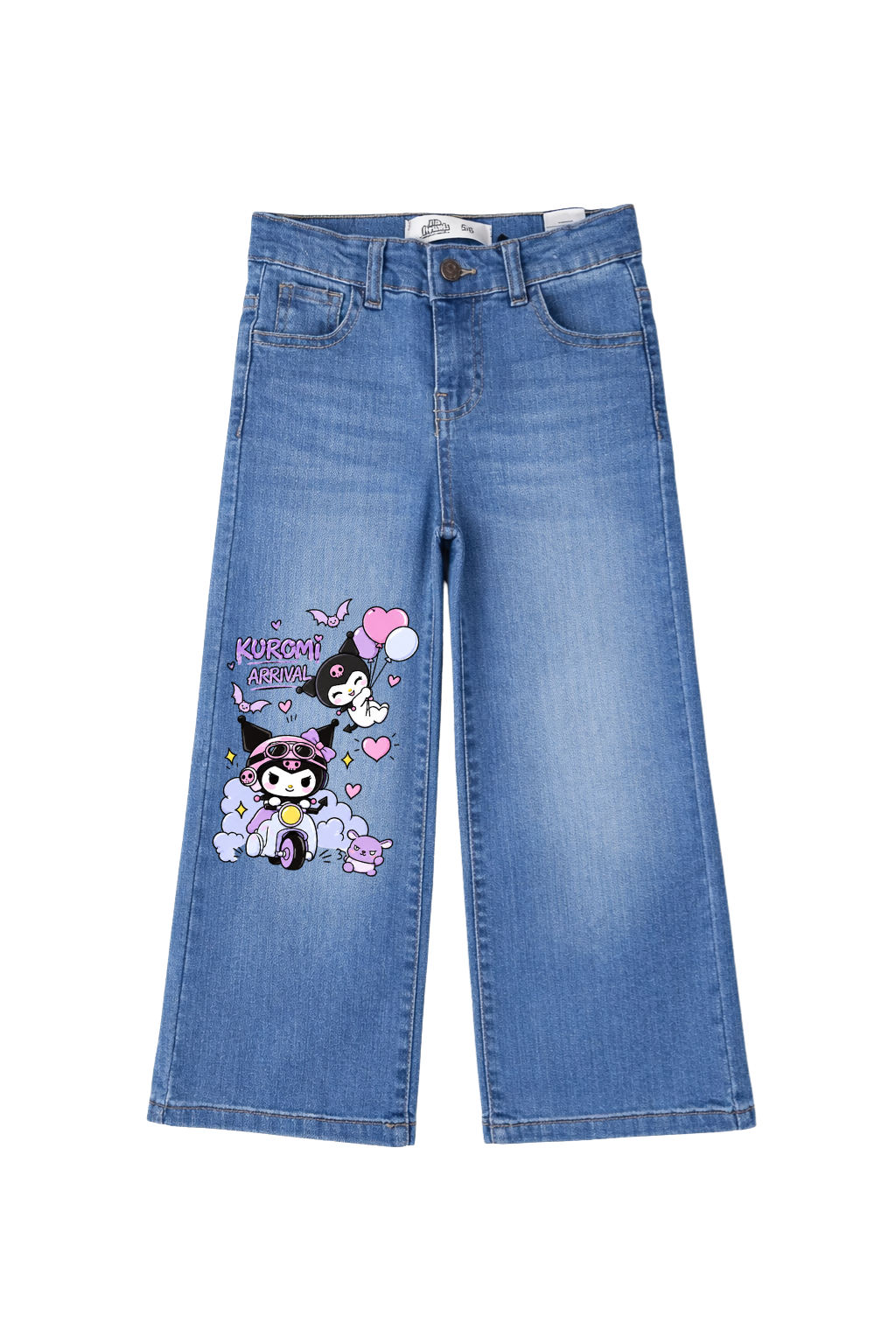 Kuromi Arrival Rider Wide Leg Jeans