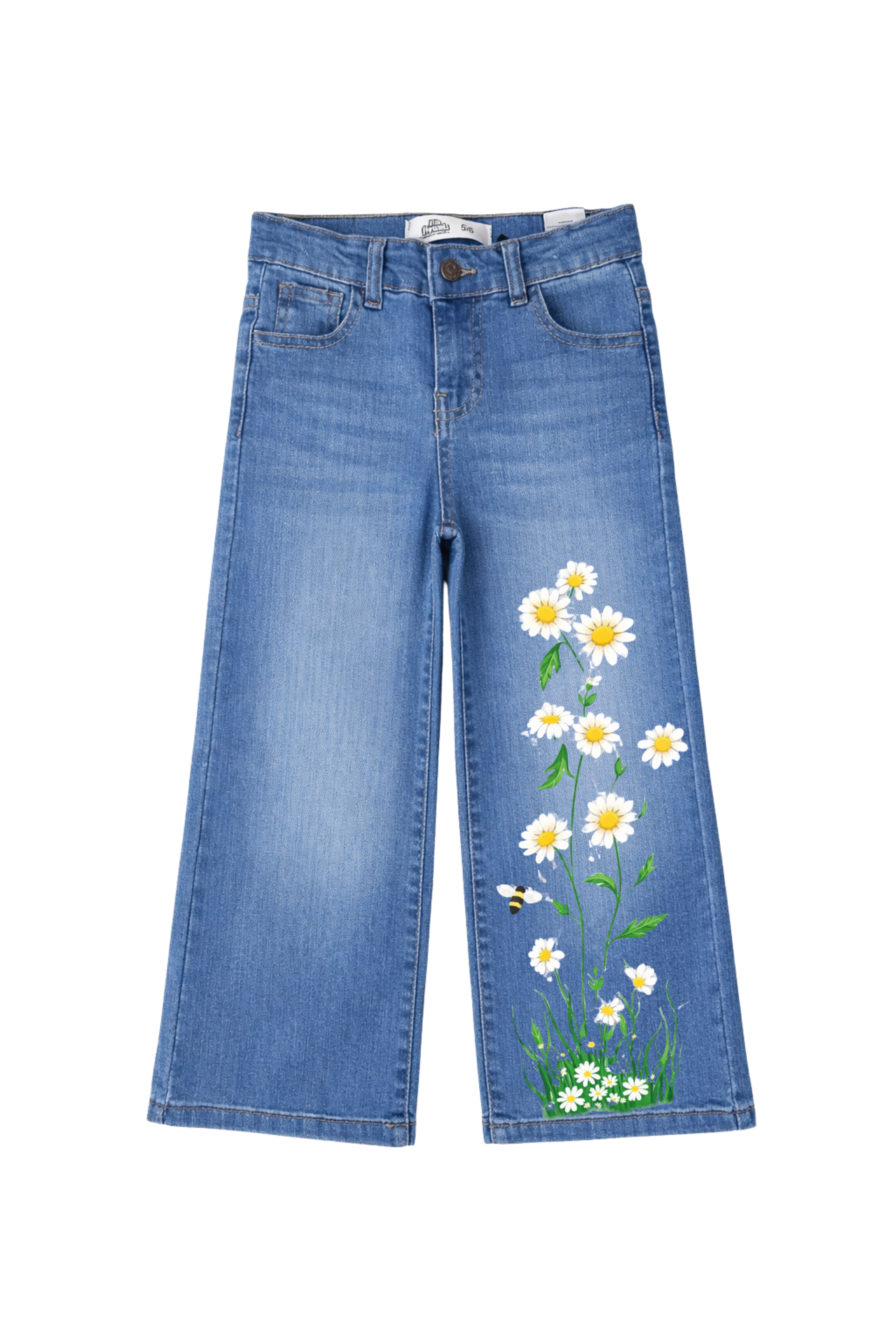 Daisy Meadow Graphic Denim Jeans