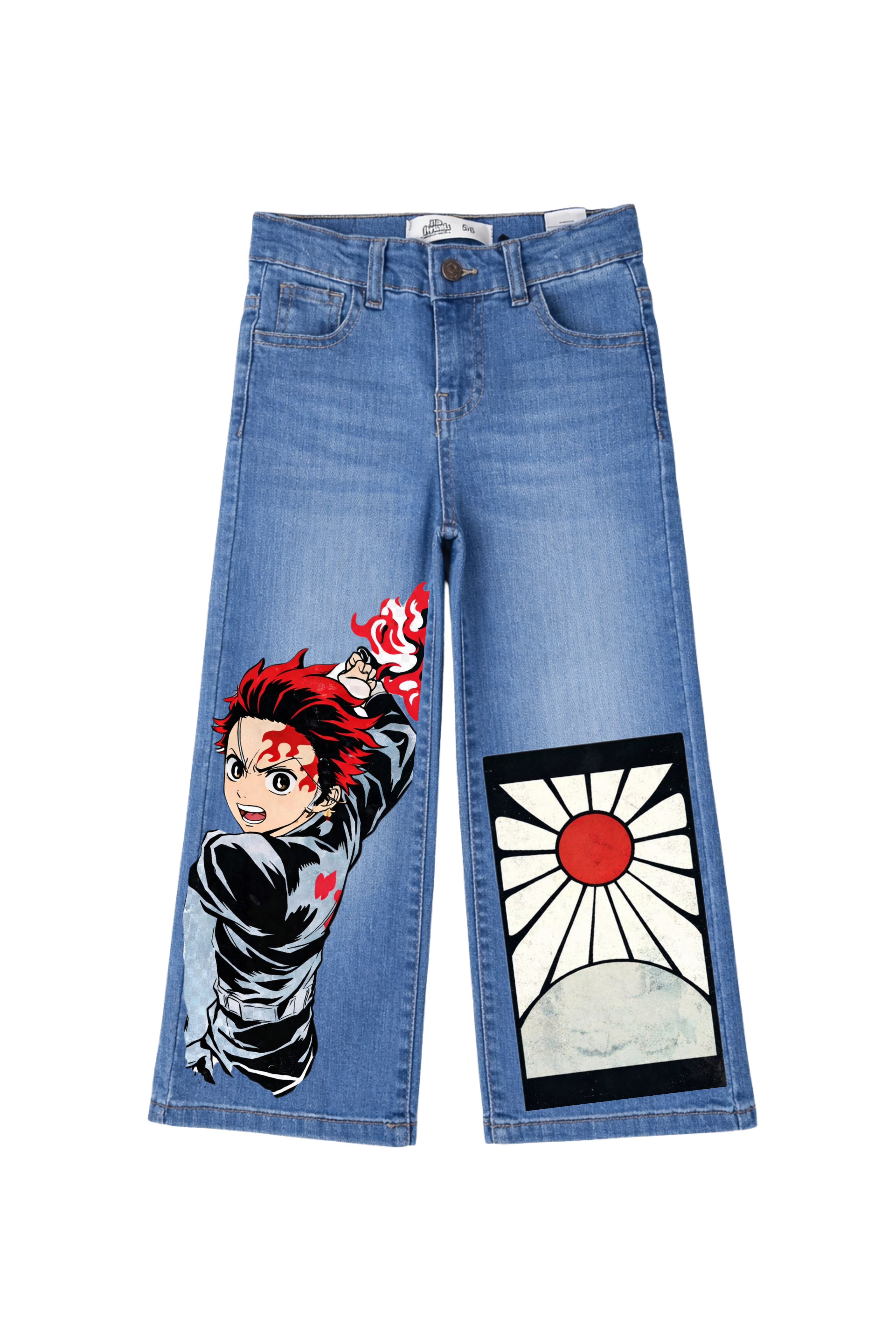 Flame Slayer Denim Jeans