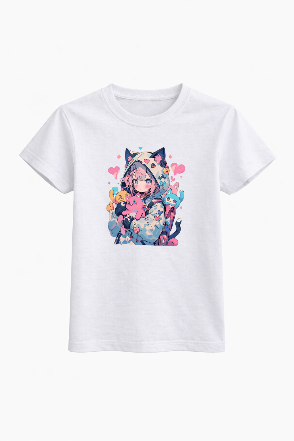 Kawaii Cat Girl Tee