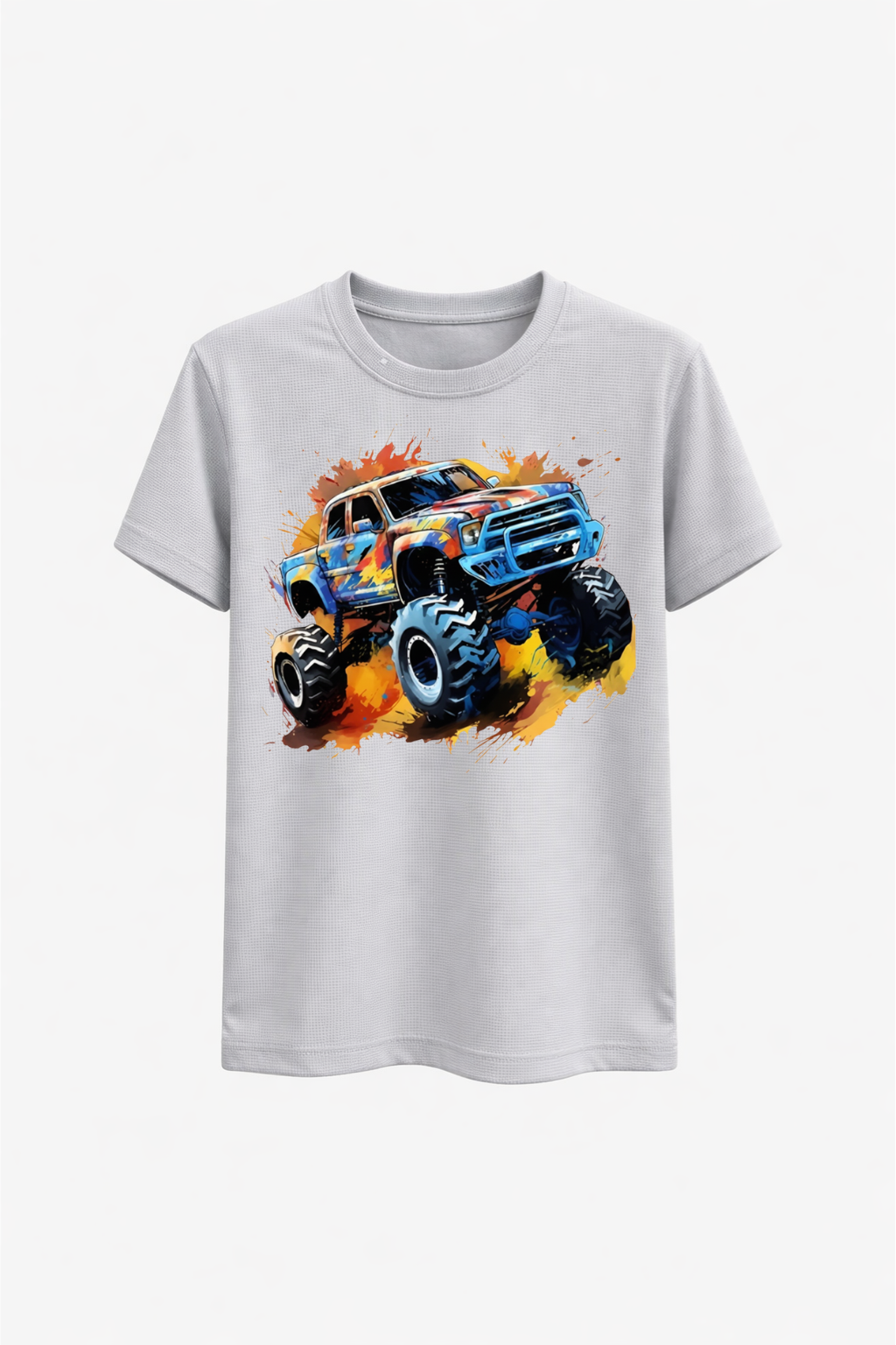 Color Blast Monster Truck Tee