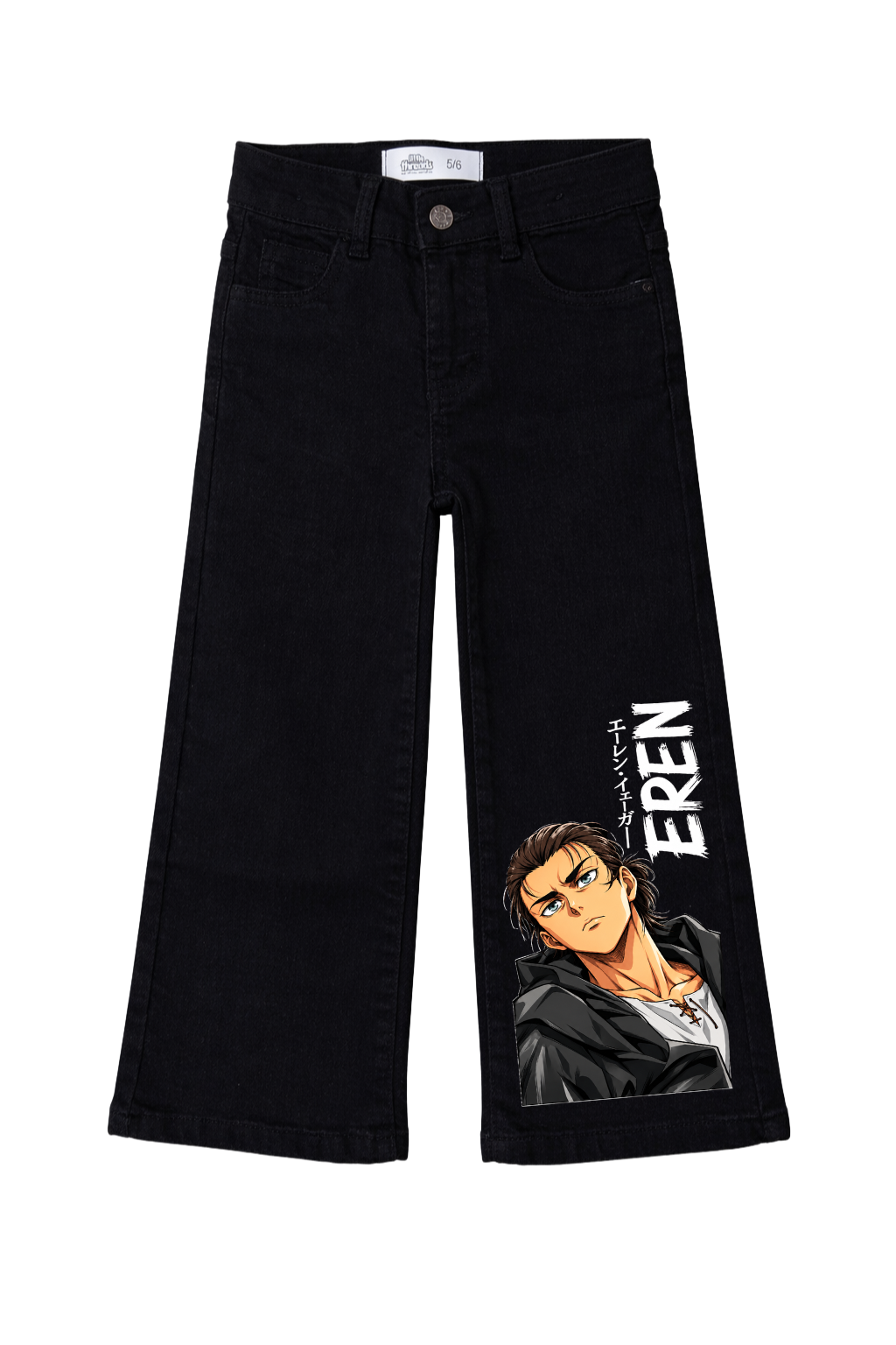 Eren Yeager Titan Fury Graphic Jeans