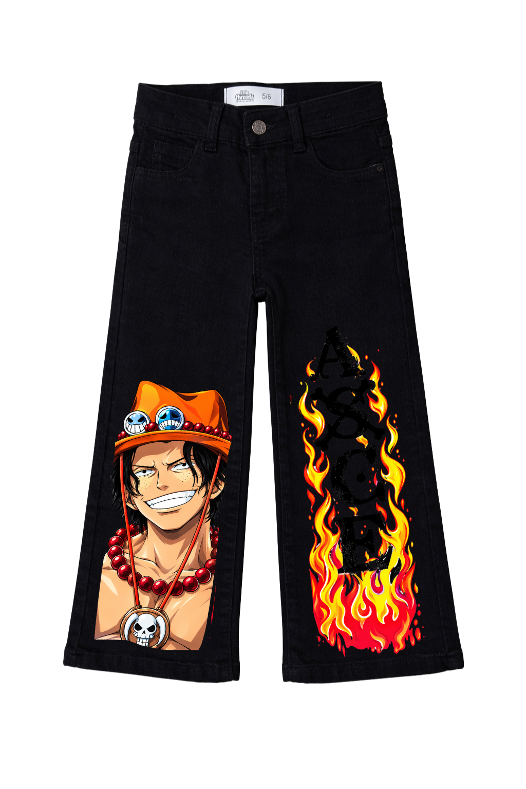 Ace Flame Graphic Jeans