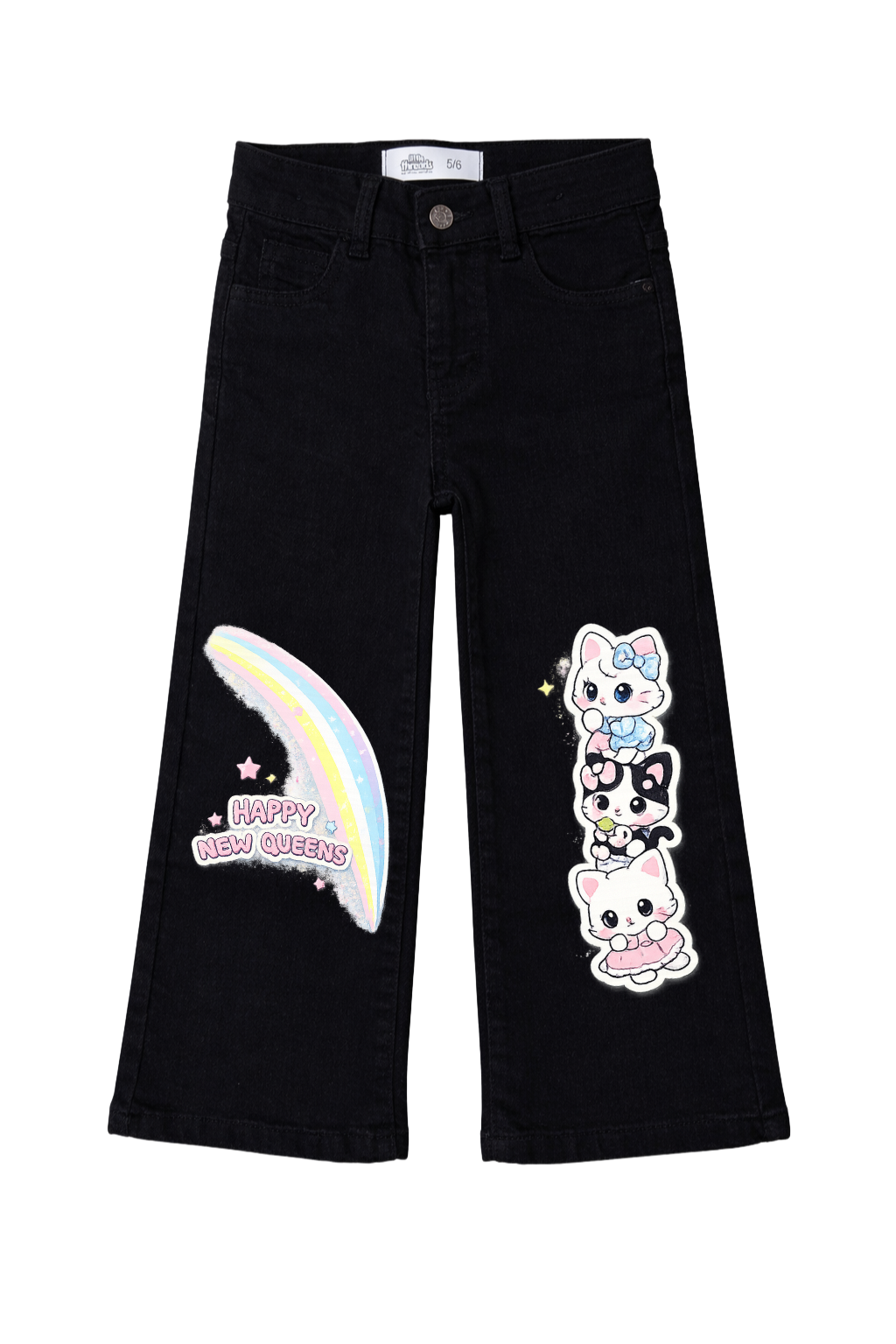 Rainbow Kitty Dreams Denim