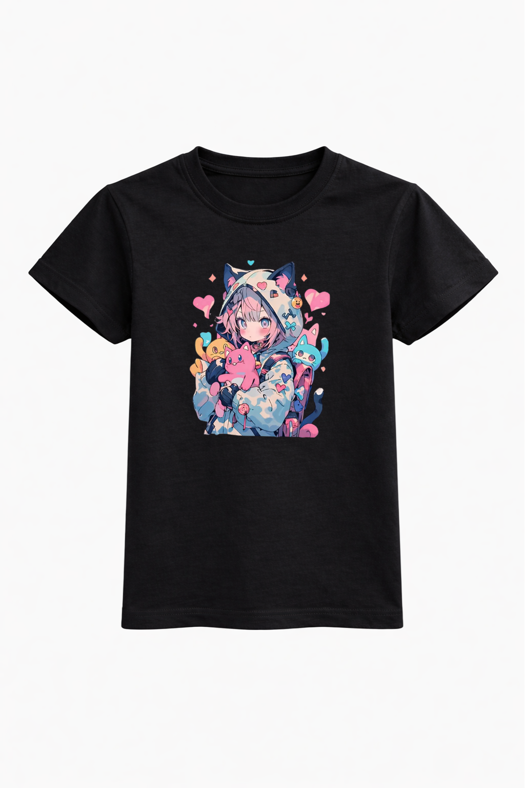 Kawaii Cat Girl Tee