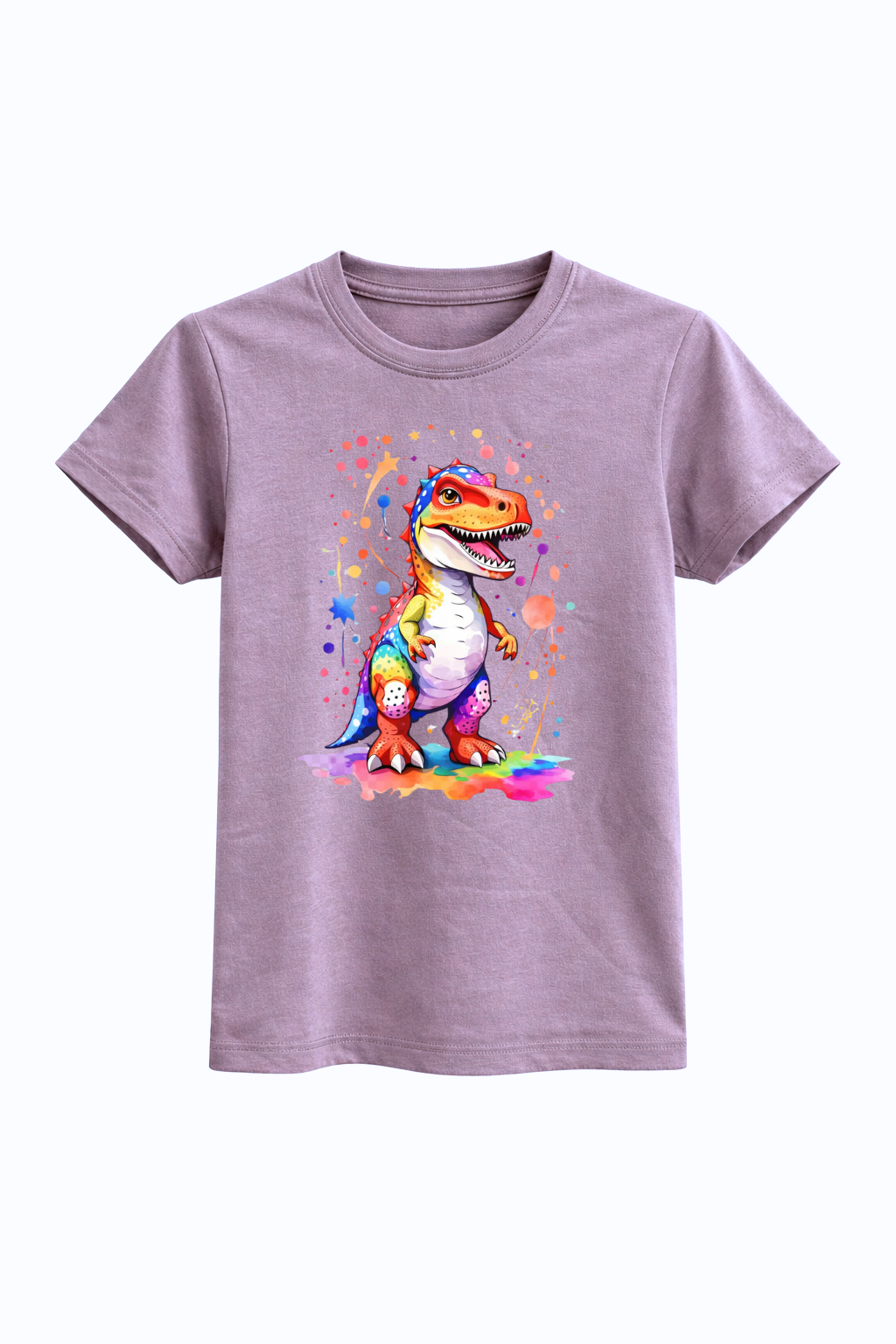 Rainbow Roar Dino Cotton Tee