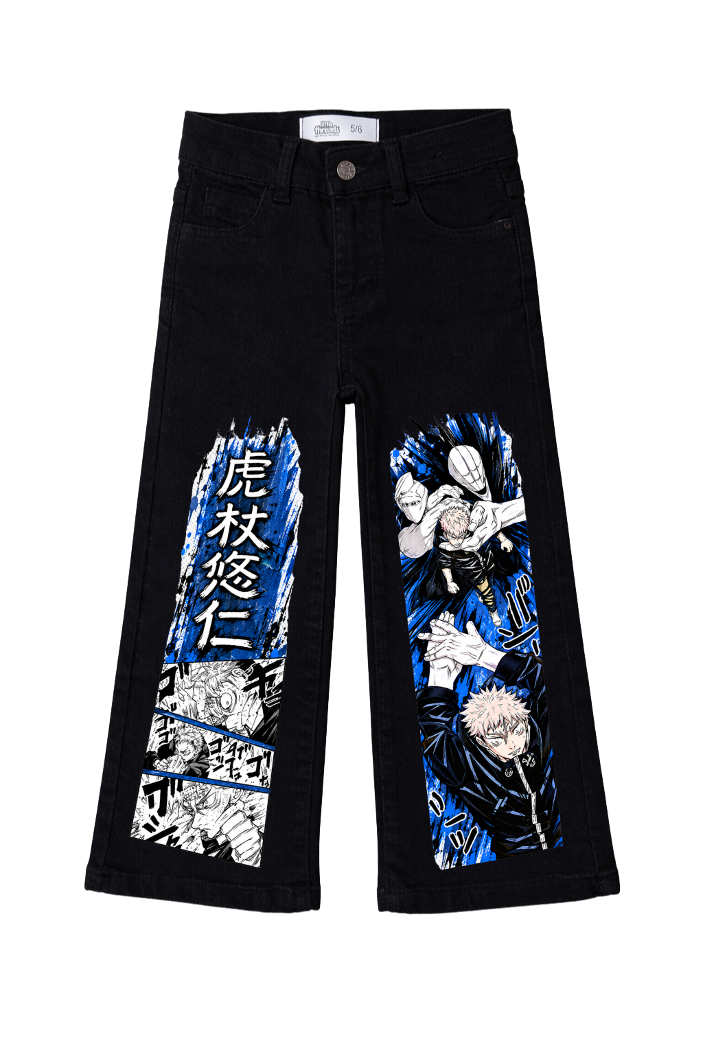 Yuji Itadori Cursed Clash Graphic Jeans