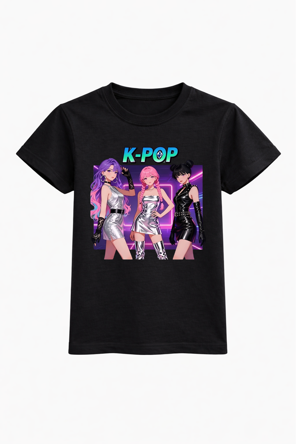 K-Pop Neon Queens Tee