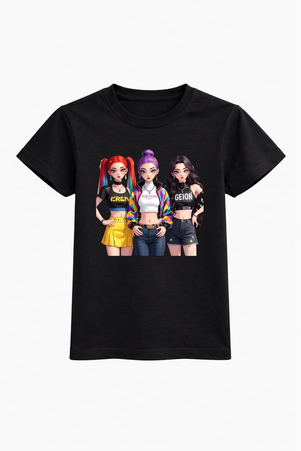 K-Pop Style Squad Tee Size 6-7Y
